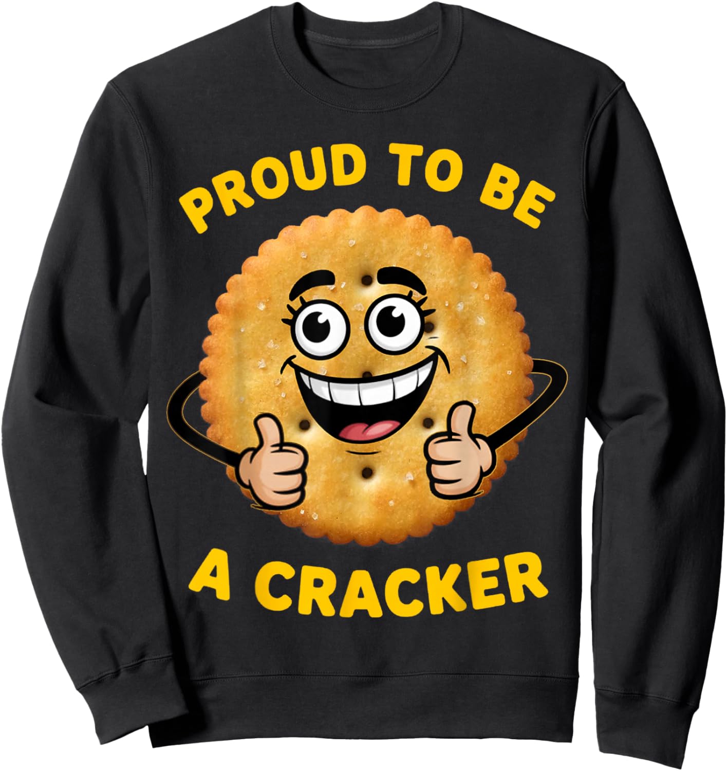 Cute Face Sweatshirt - Sweatshirt | Black