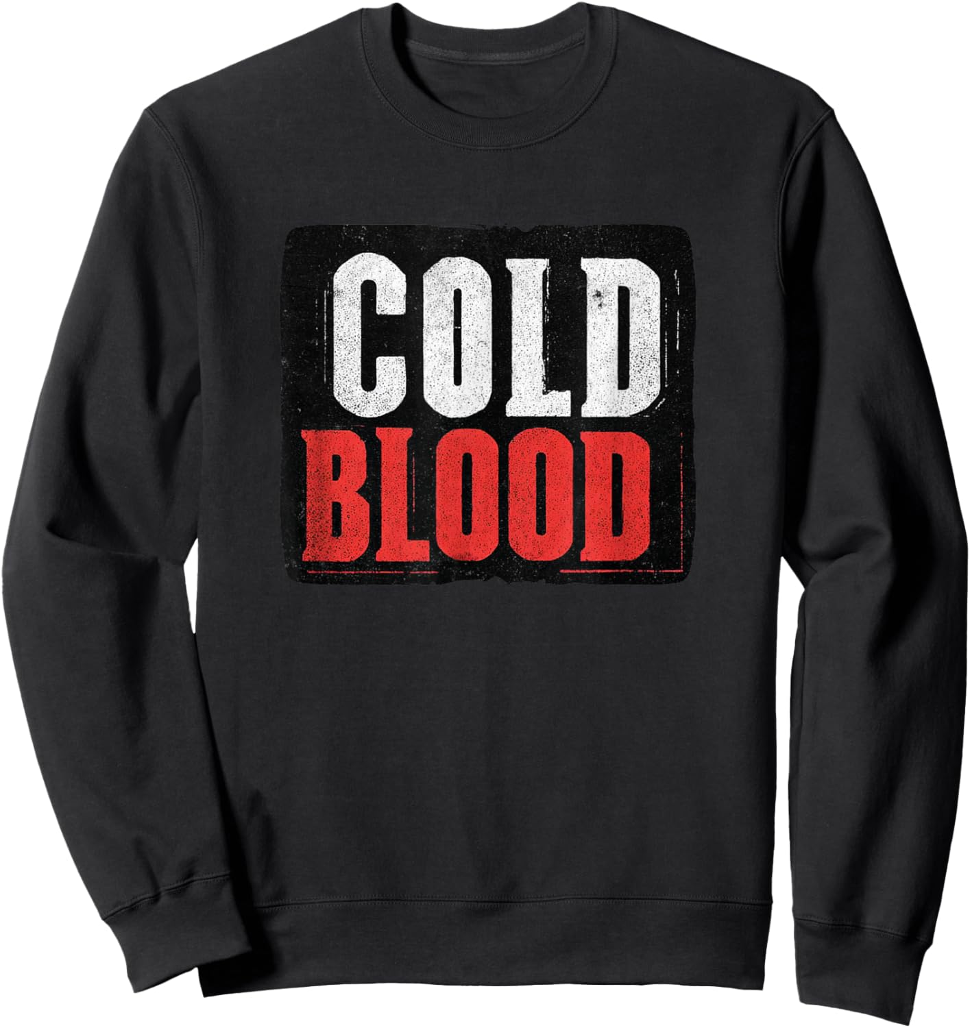 Amazing Cold Blood Graphic Costume Sweatshirt - Sweatshirt | Black