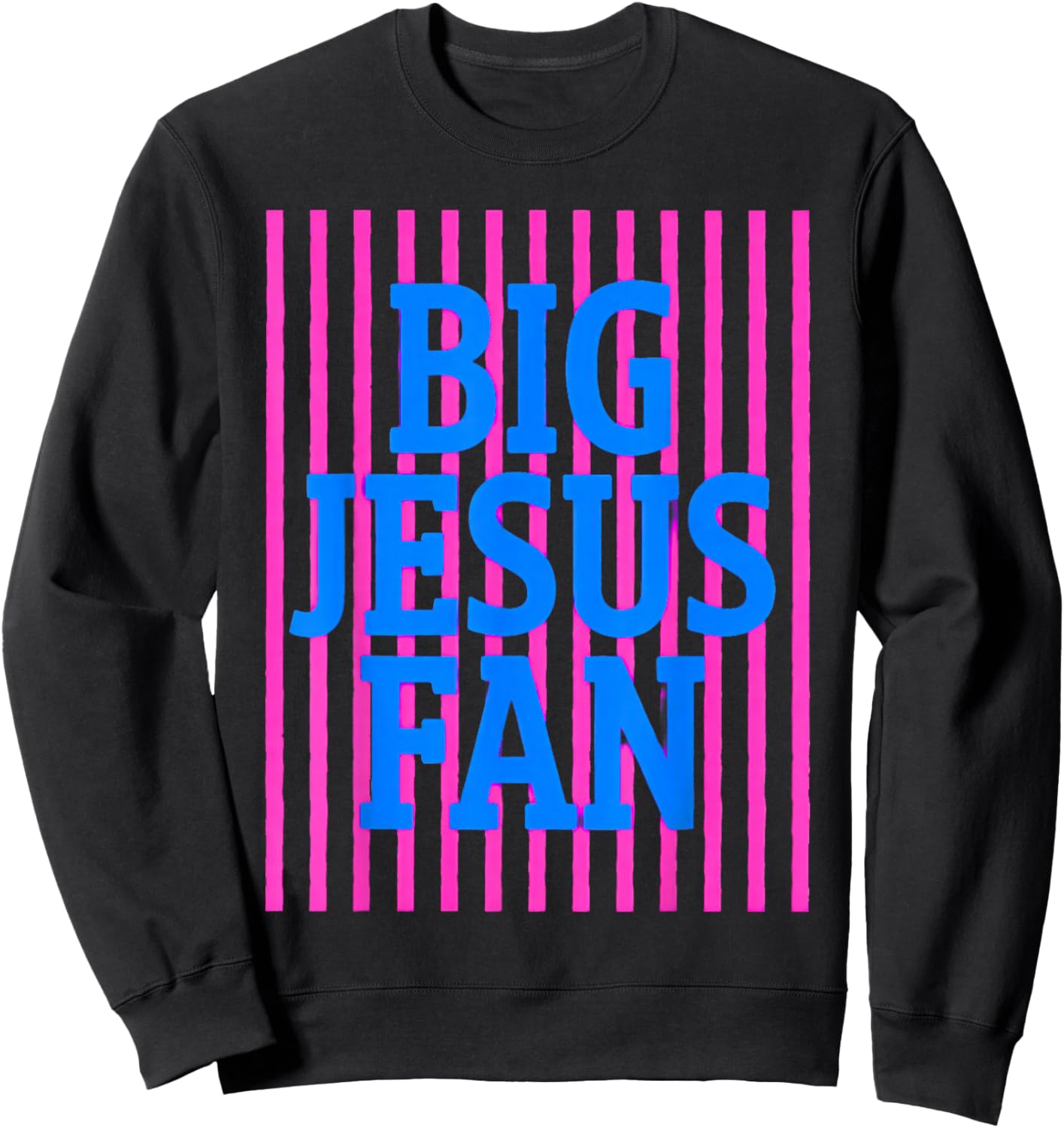 Big Jesus Fan Sweatshirt - Sweatshirt | Black