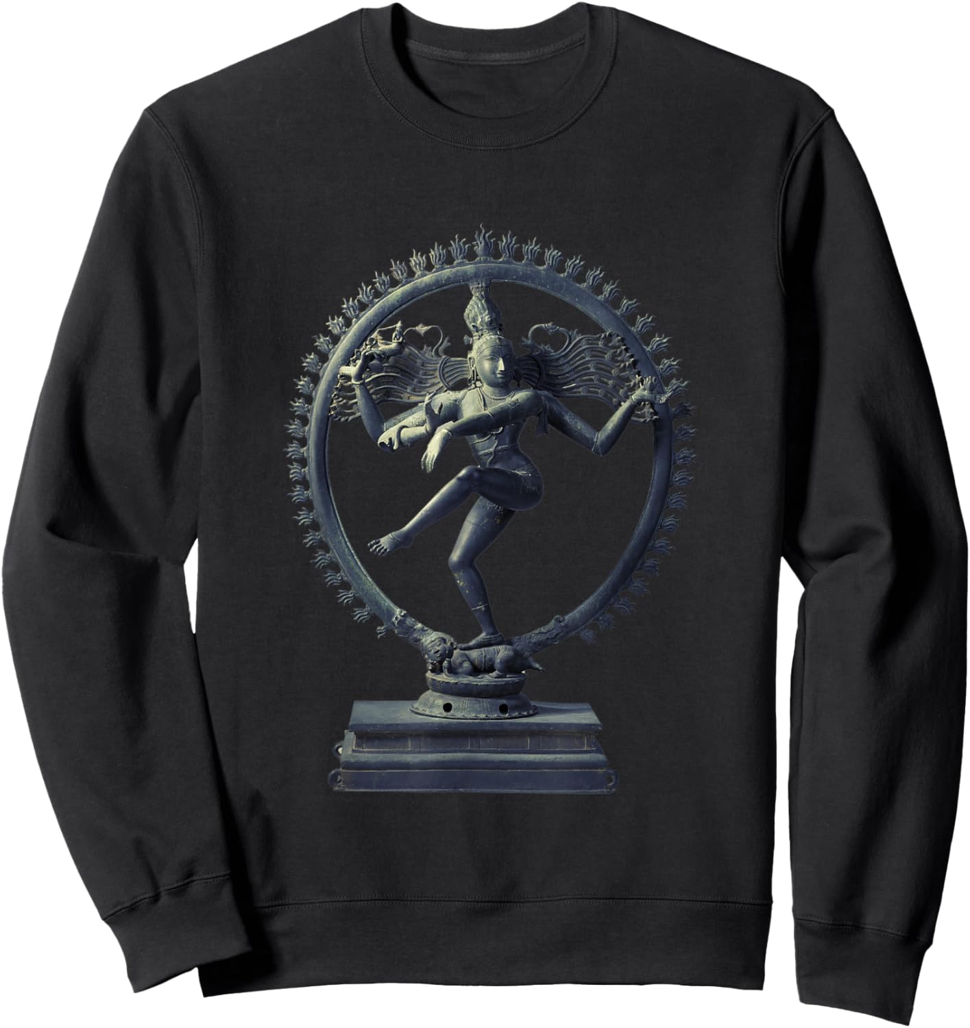 Shiva Nataraja (King of Dancers) Sweatshirt - Sweatshirt | Black