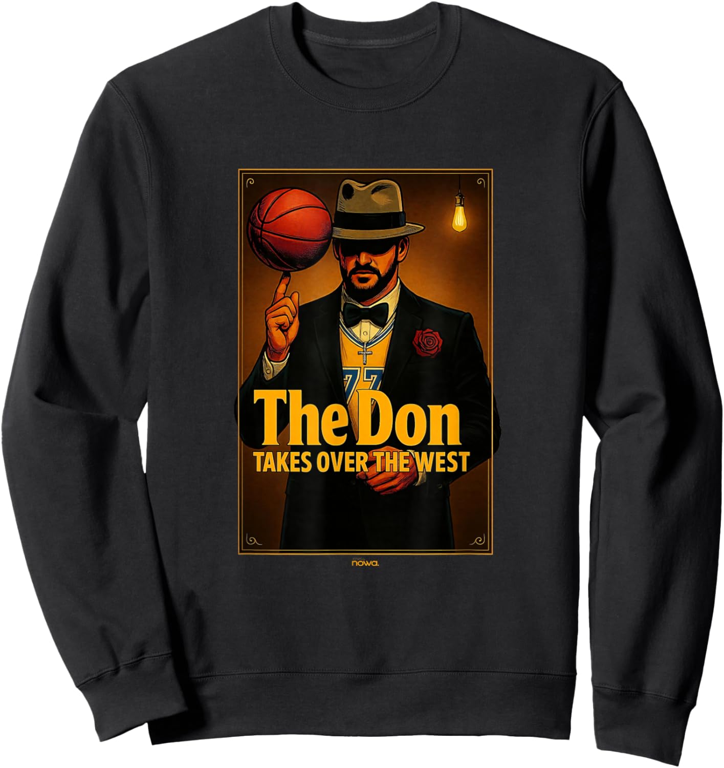 Luka - The Don - Godfather of Basketball Takes Over The WEST Sweatshirt - Sweatshirt | Black