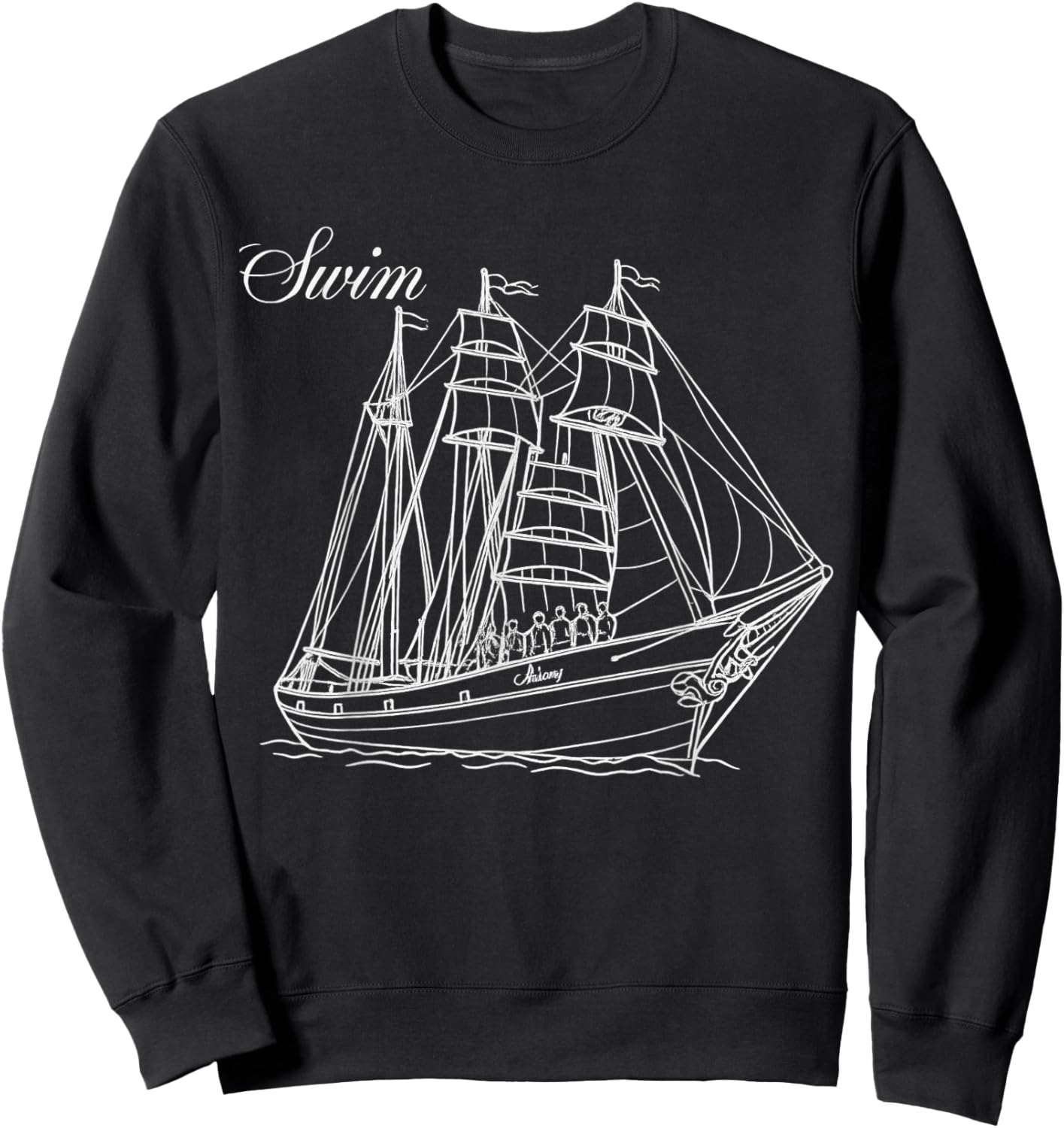 T-Shirt Sweatshirt - Sweatshirt | Black