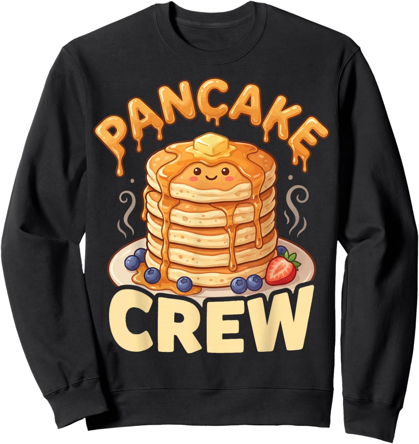 Pancake Crew Sweatshirt - Sweatshirt | Black