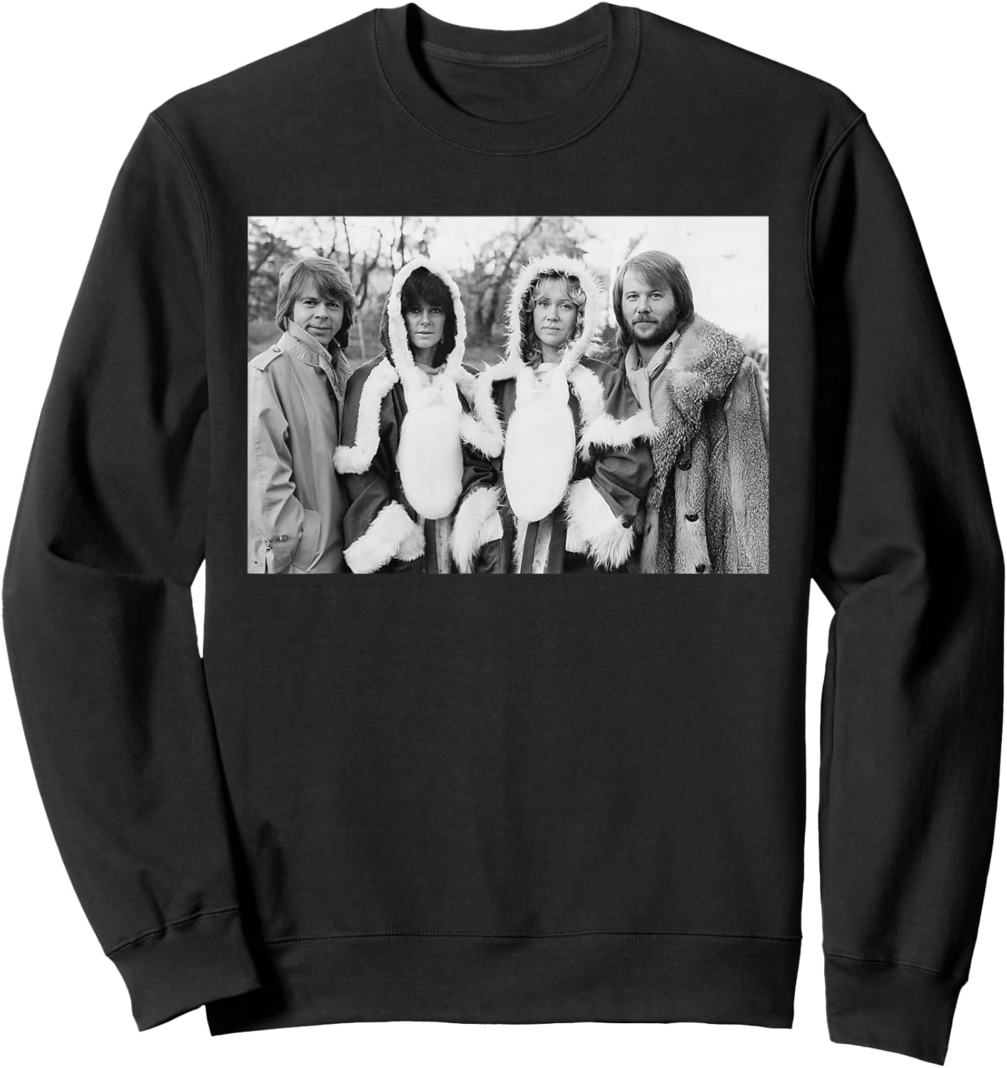 ABBA at Christmas Super Trouper 1980 Sweatshirt - Sweatshirt | Black