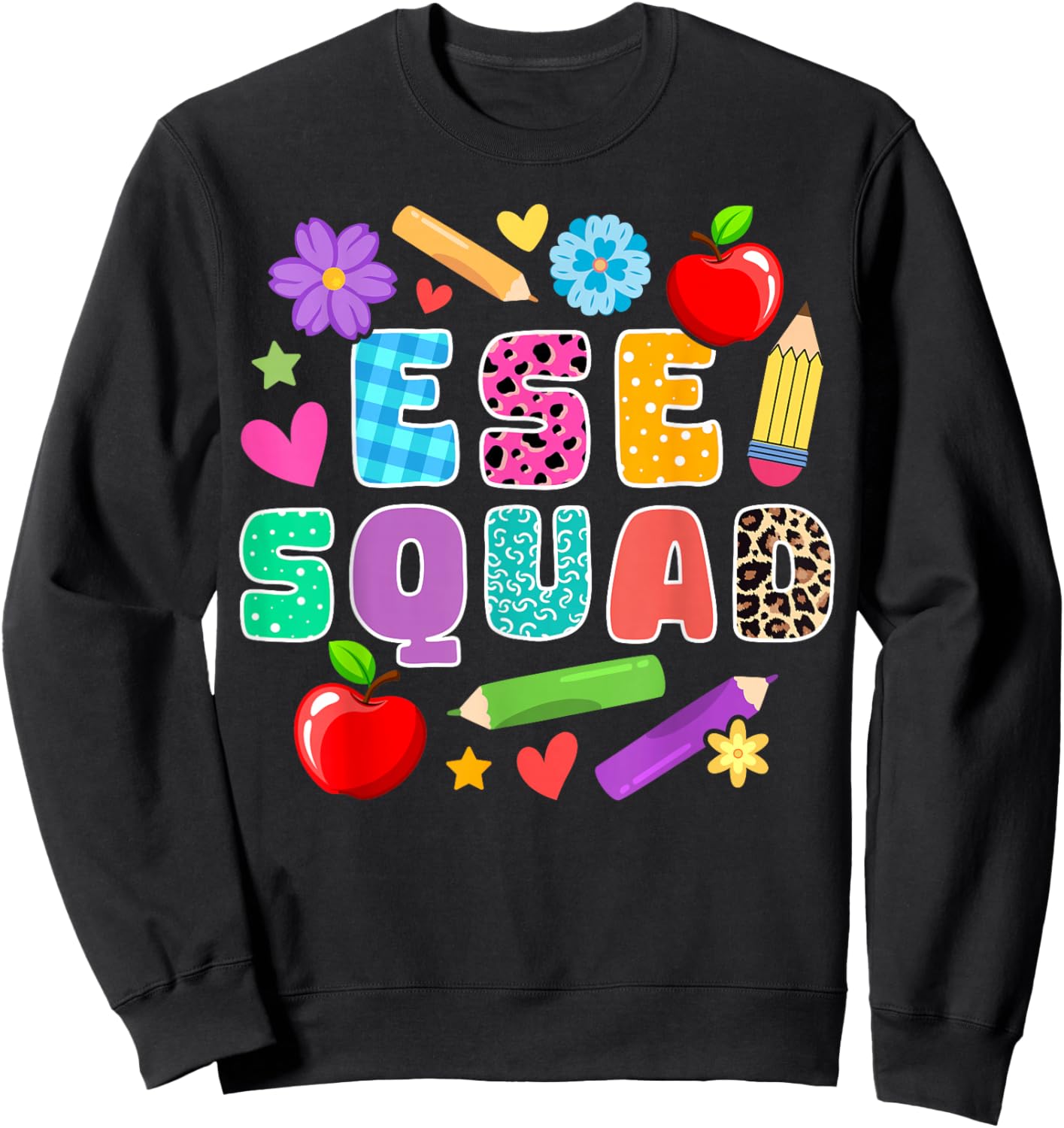 ESE Squad Exceptional Student Education Sweatshirt - Sweatshirt | Black