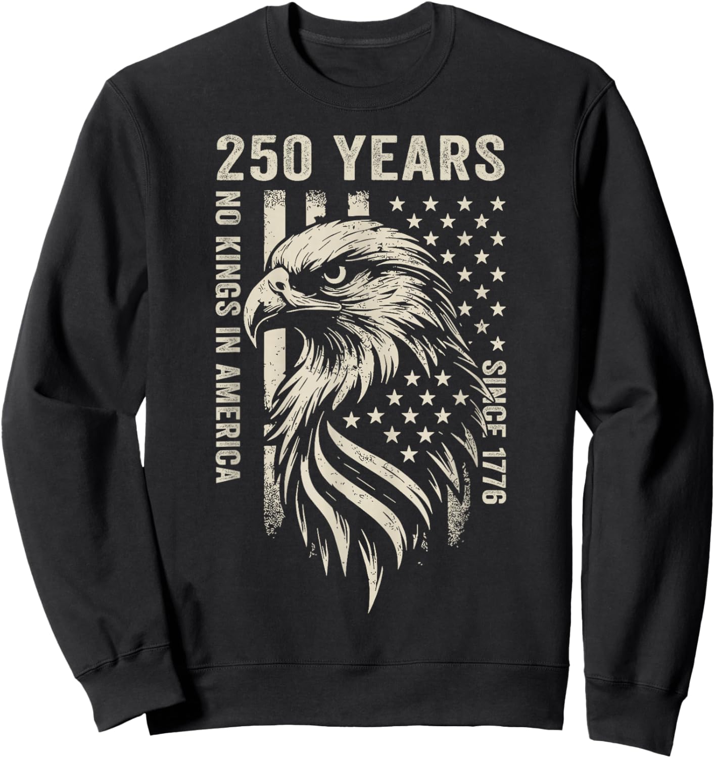 250 Years No Kings in America Since 1776 2026 We The People Sweatshirt - Sweatshirt | Black