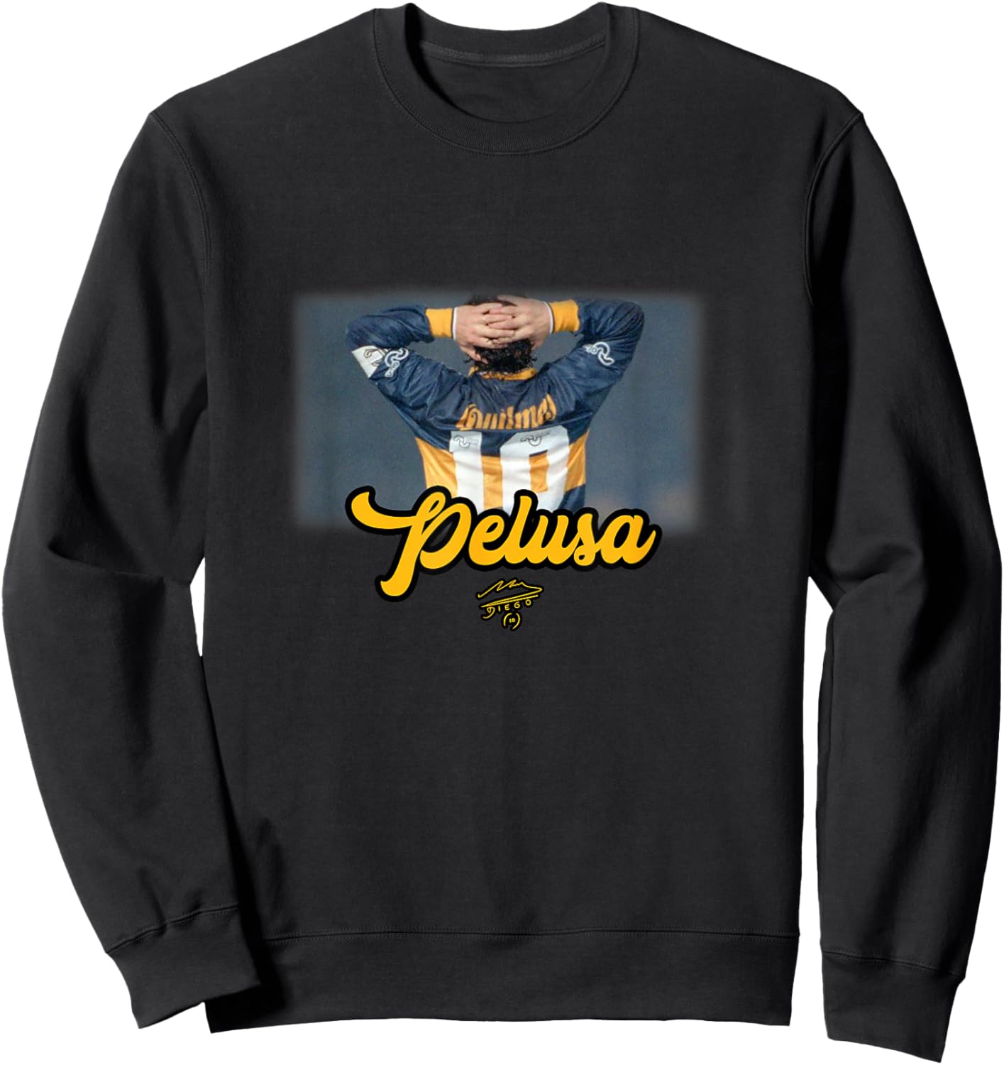 Maradona Pelusa Sweatshirt - Sweatshirt | Black