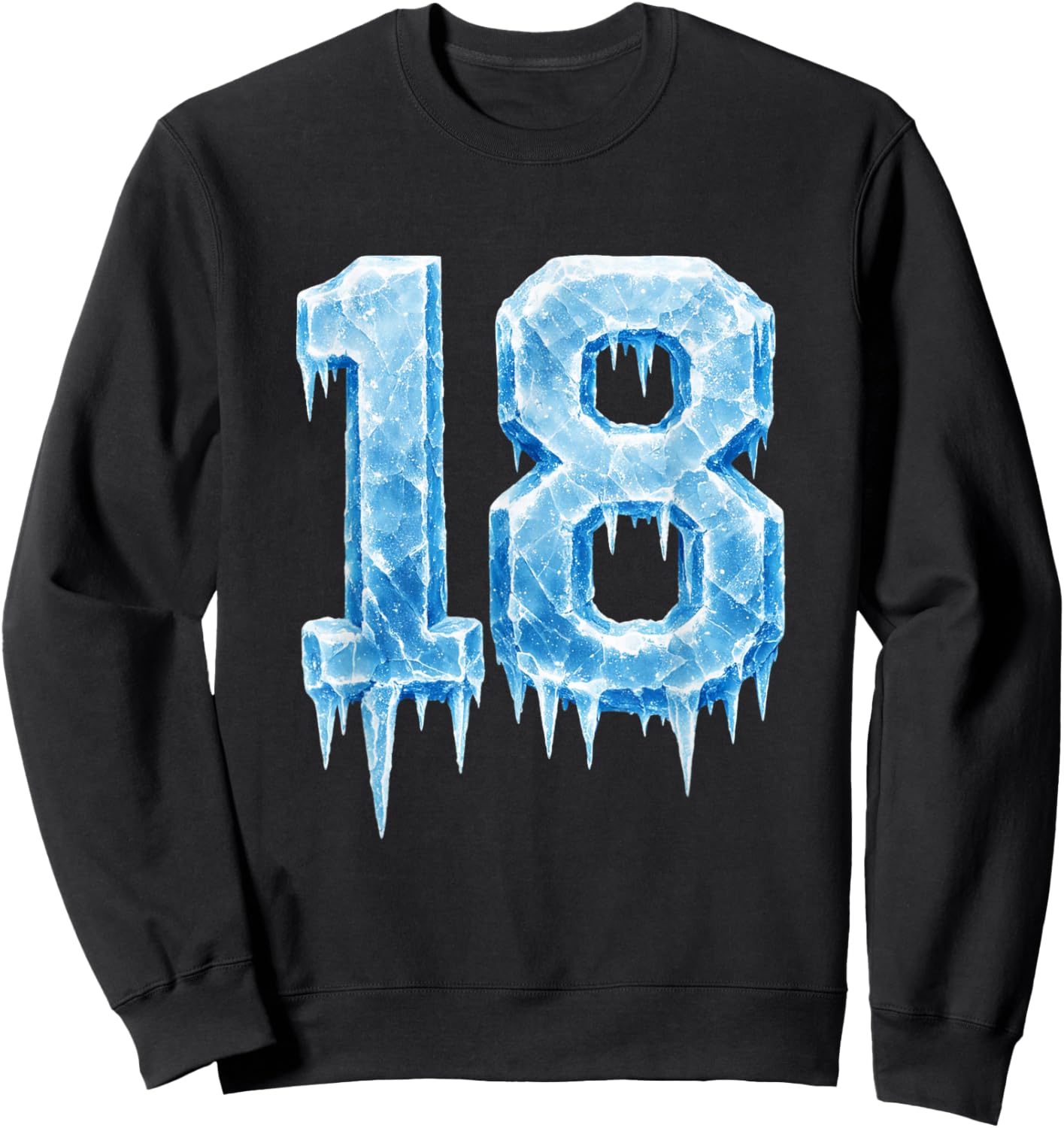 18 Iceman Football Jersey Football Player Number Sweatshirt - Sweatshirt | Black