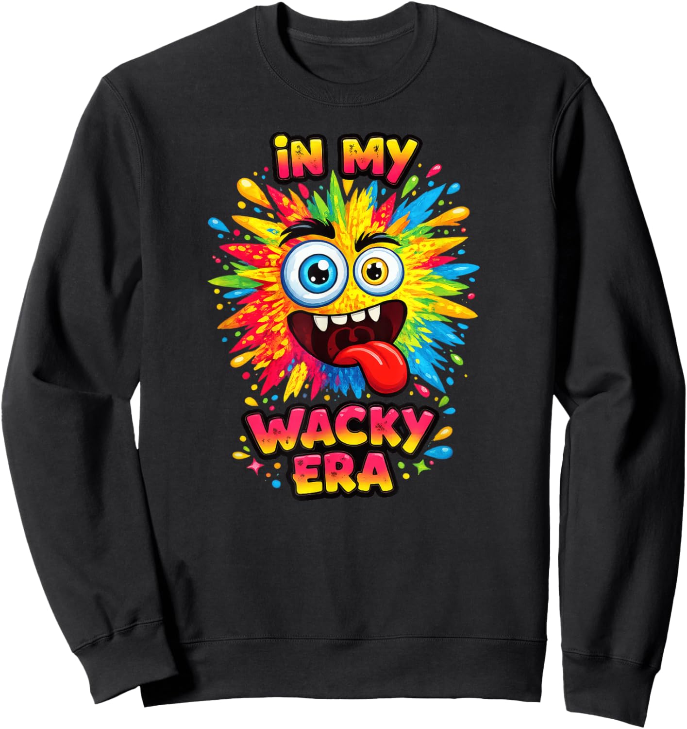 in My Wacky Era Sweatshirt - Sweatshirt | Black