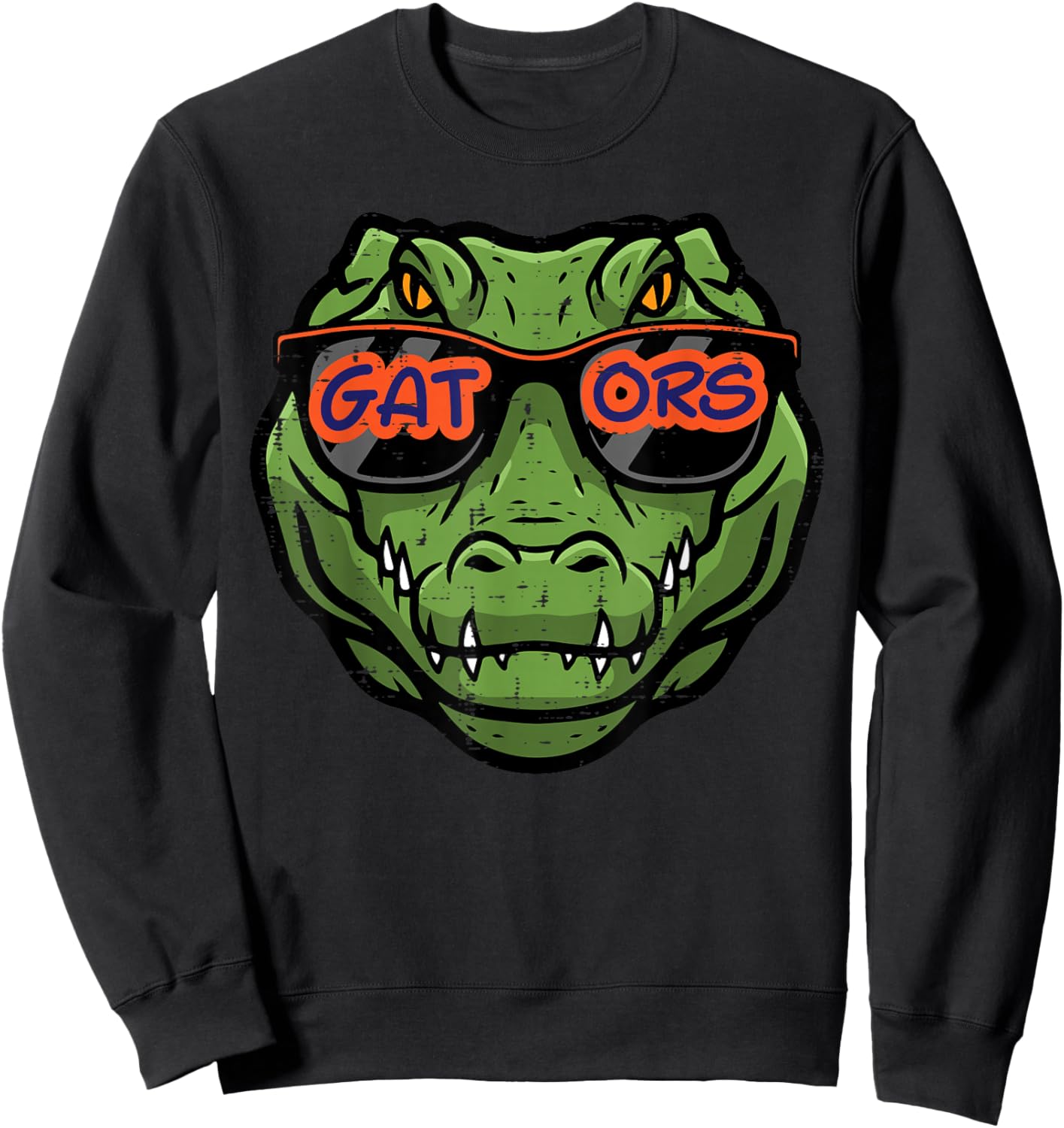 Gator Sunglasses Women Kids Men Boys Girls Youth Teen Sweatshirt - Sweatshirt | Black