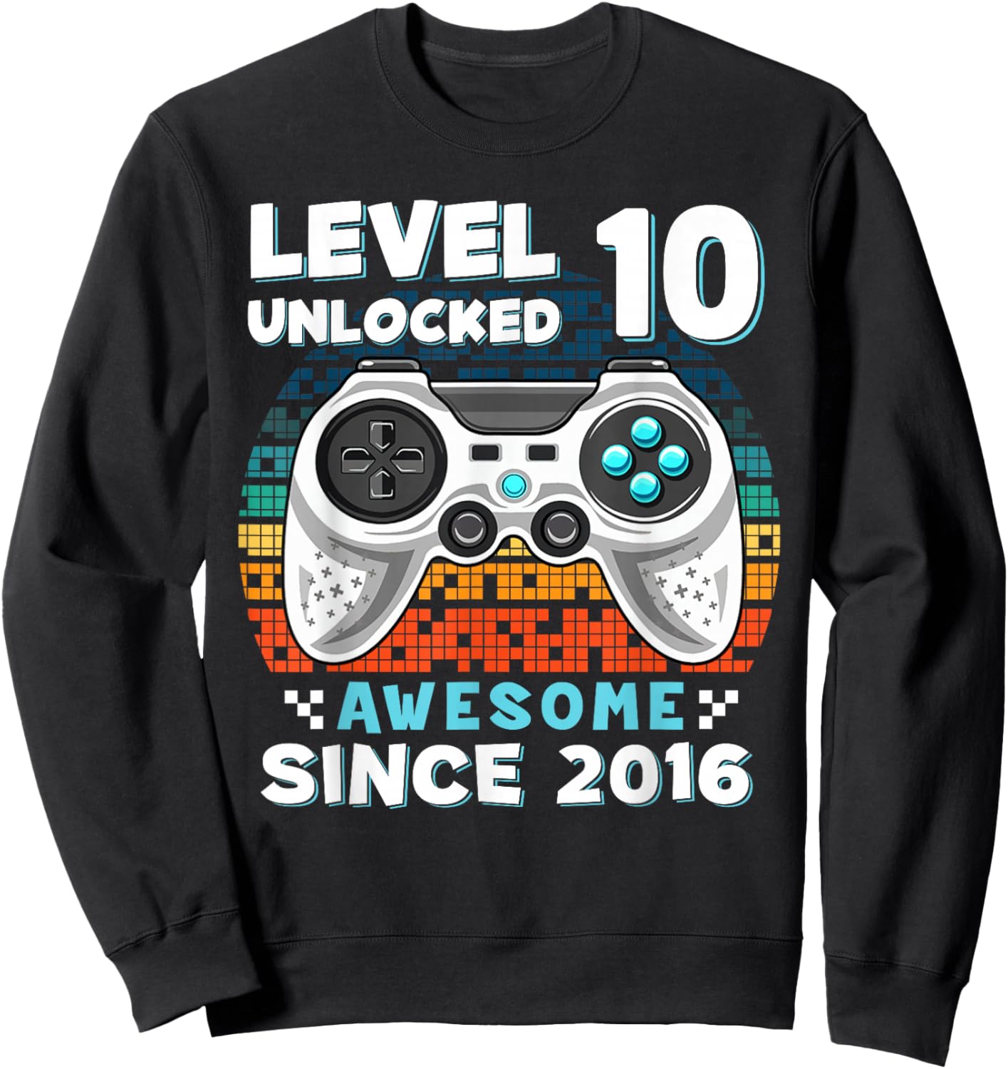 10th Birthday for Boys 10 Years Birthday Kids Gifts Sweatshirt - Sweatshirt | Black