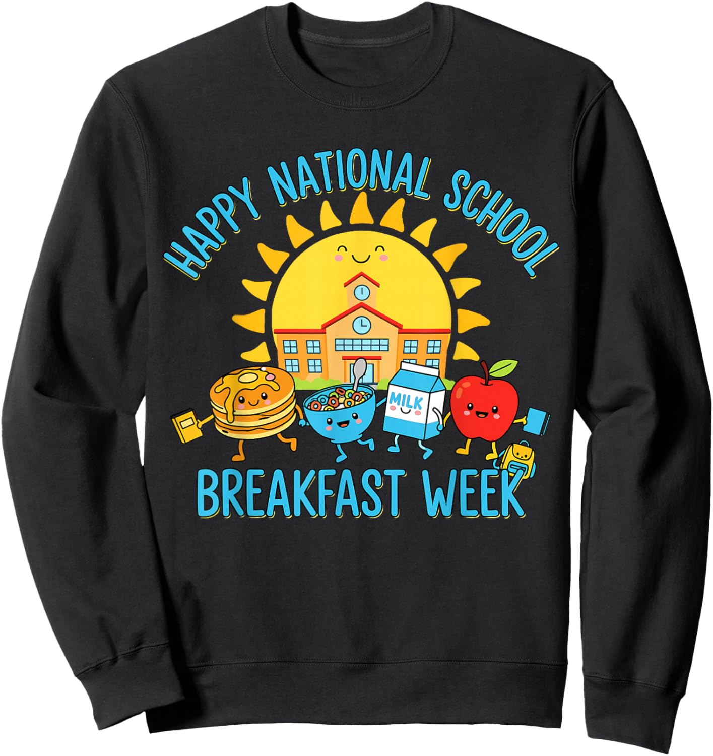 National School Breakfast Week 2026 Sweatshirt - Sweatshirt | Black
