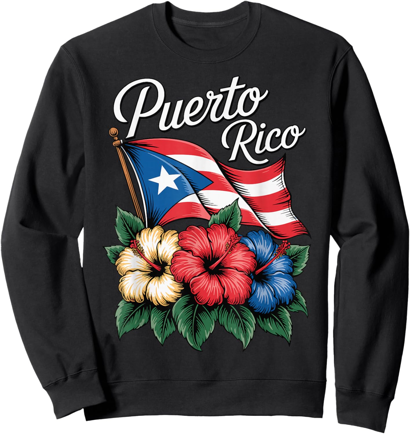 Puerto Rico Sweatshirt - Sweatshirt | Black