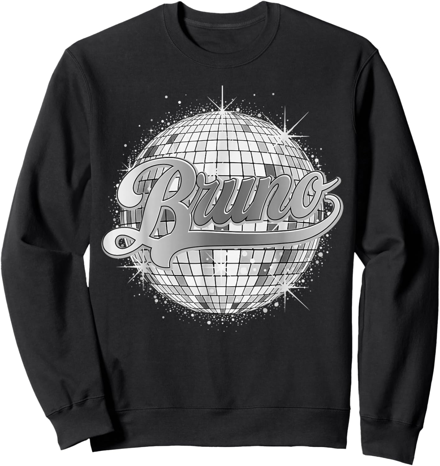 Bruno Disco Party Men Women Sweatshirt - Sweatshirt | Black