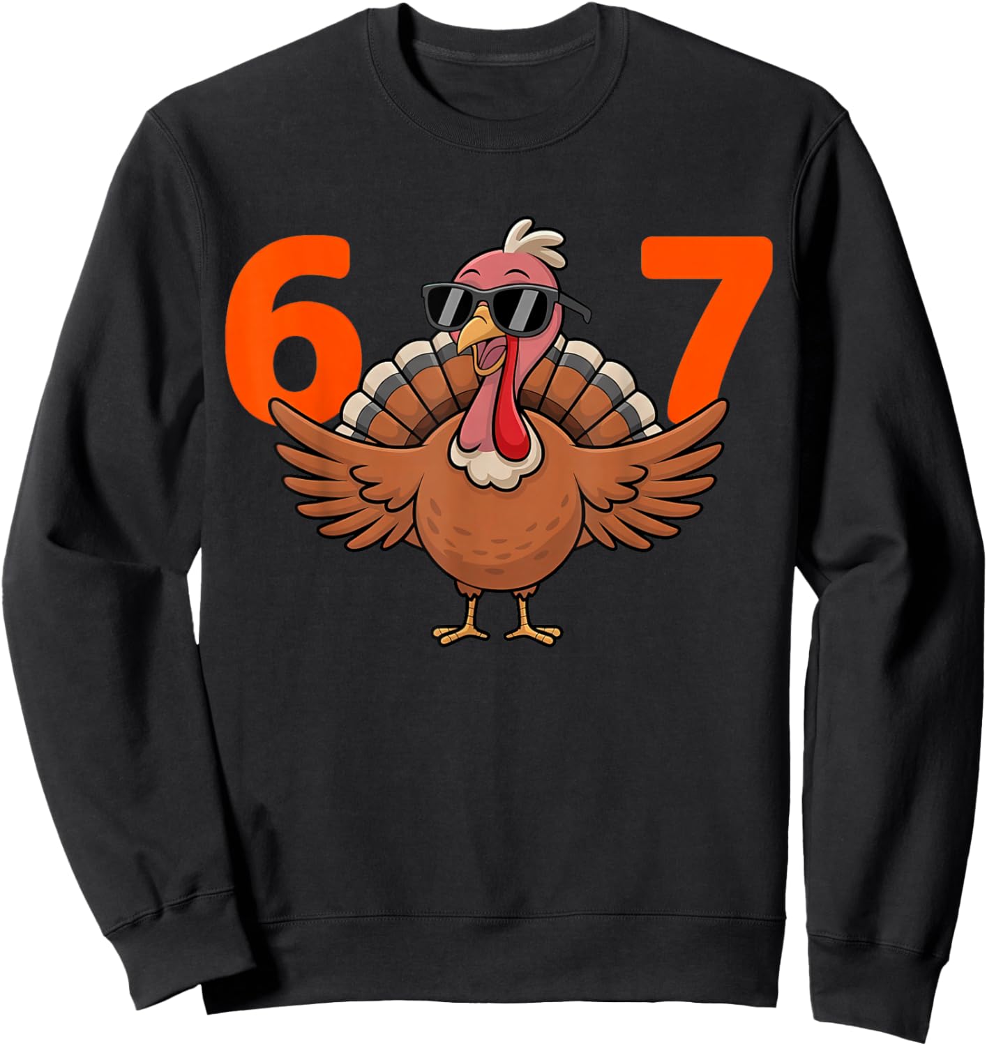 67 Thanksgiving Middle School 6 7 Sweatshirt - Sweatshirt | Black
