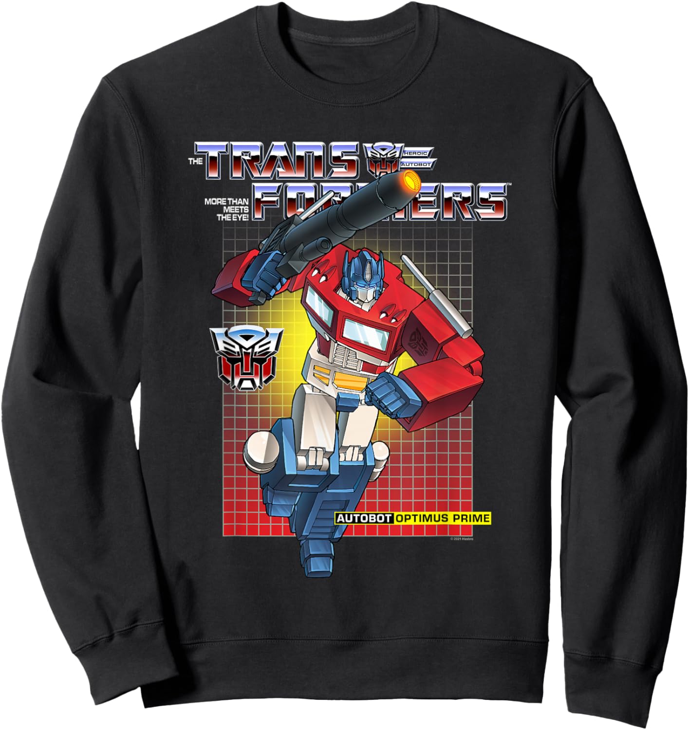 Transformers Optimus Prime Sweatshirt - Sweatshirt | Black