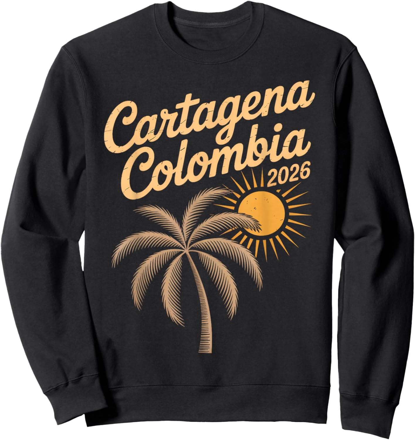 Cartagena Colombia 2026 Family Vacation Matching Sweatshirt - Sweatshirt | Black