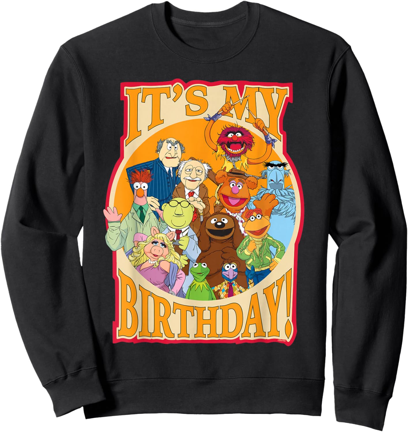 Disney The Muppets It's My Birthday! Party Sweatshirt - Sweatshirt | Black