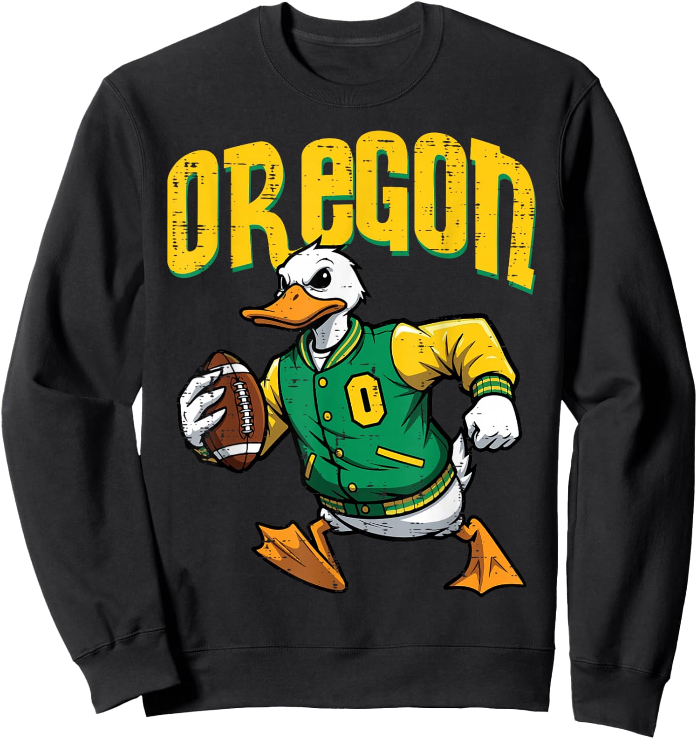 Duck Girls Youth Boys Teen Kids Men Women Sweatshirt - Sweatshirt | Black