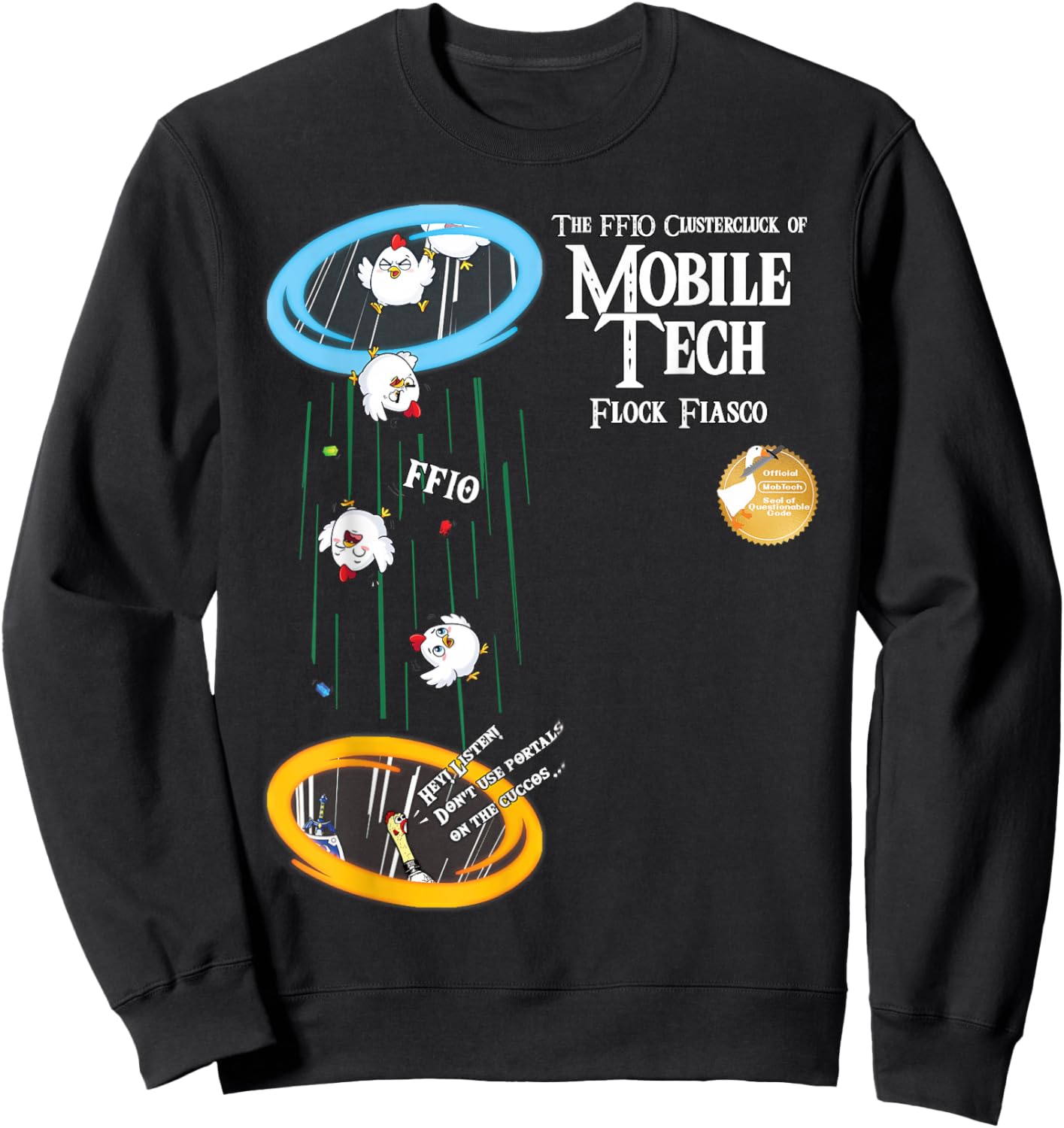 Flock Fiasco of 2026 Mobile Tech! Sweatshirt - Sweatshirt | Black