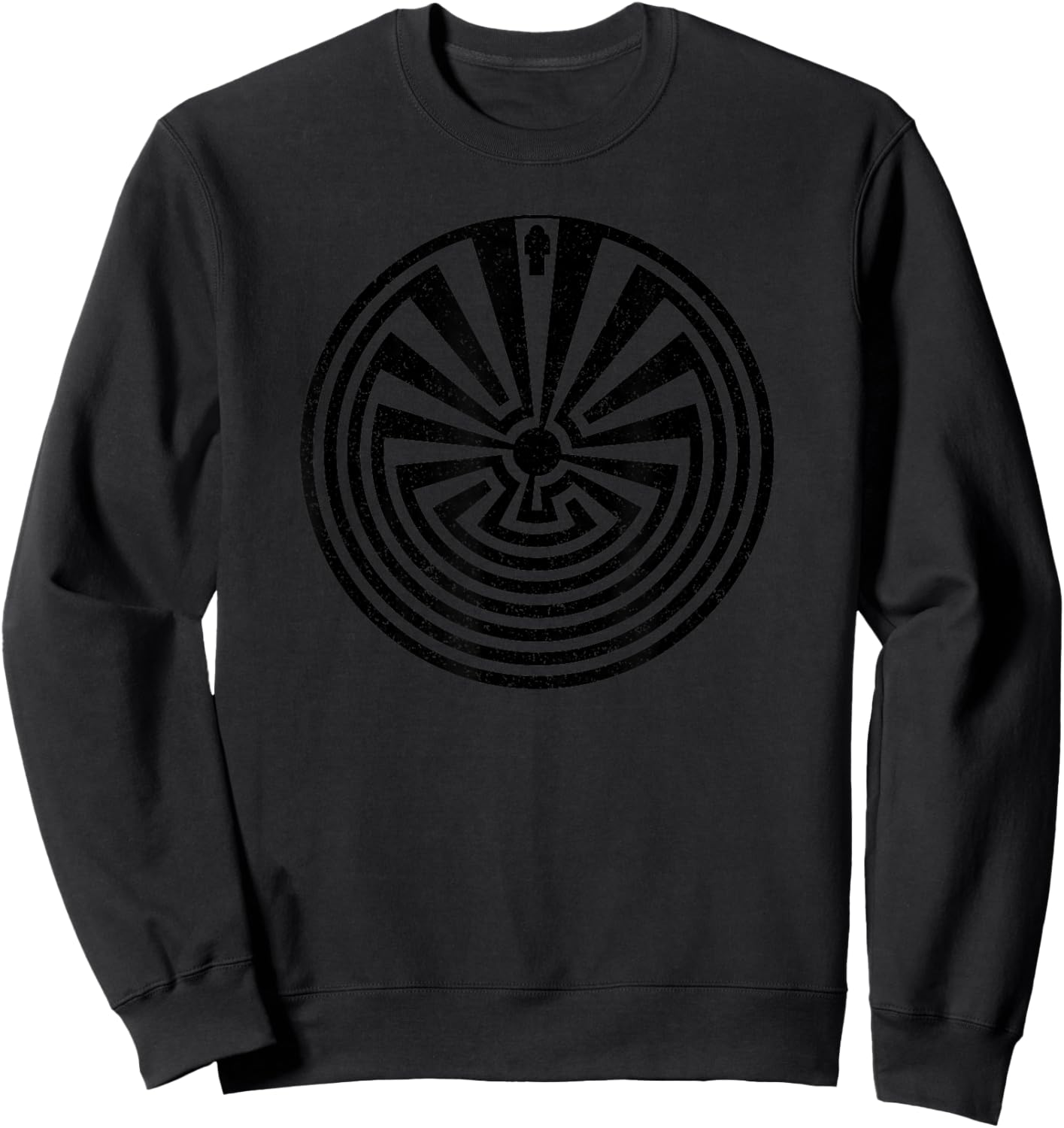 Tohono O'Odham Native American Symbol Sweatshirt - Sweatshirt | Black