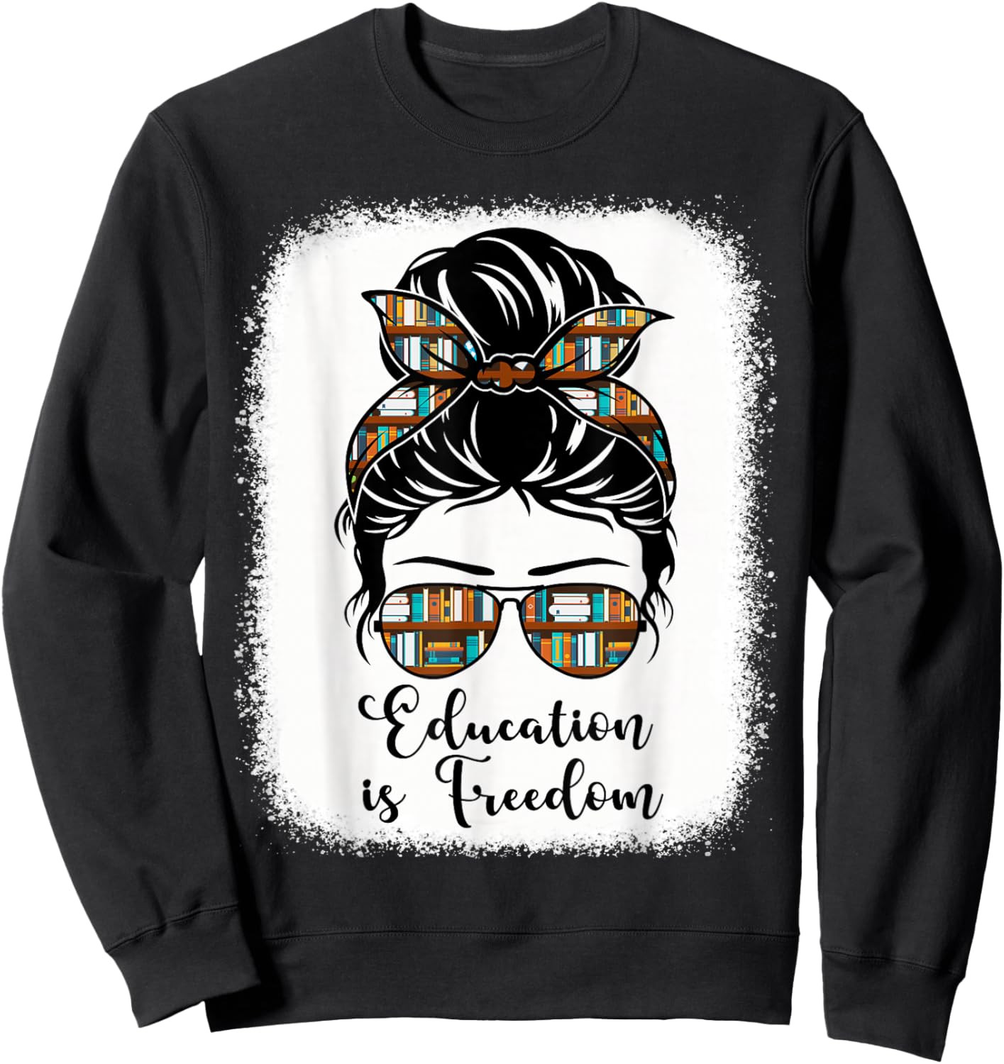 Black History Education is Freedom Books African American Sweatshirt - Sweatshirt | Black