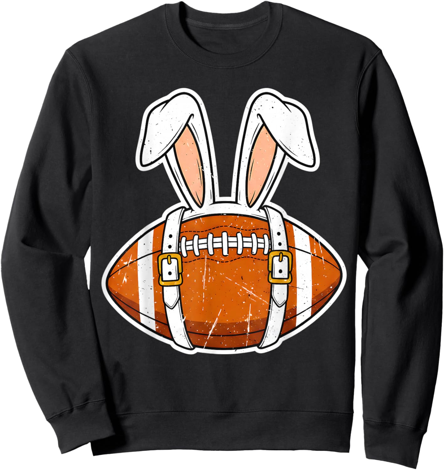 Easter Ears American Football Bunny Boys Men Sweatshirt - Sweatshirt | Black