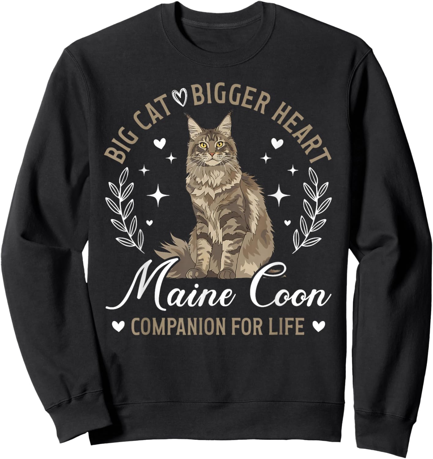 Maine Coon Companion Maine Coon Cat Owner Maine Coon Lover Sweatshirt - Sweatshirt | Black
