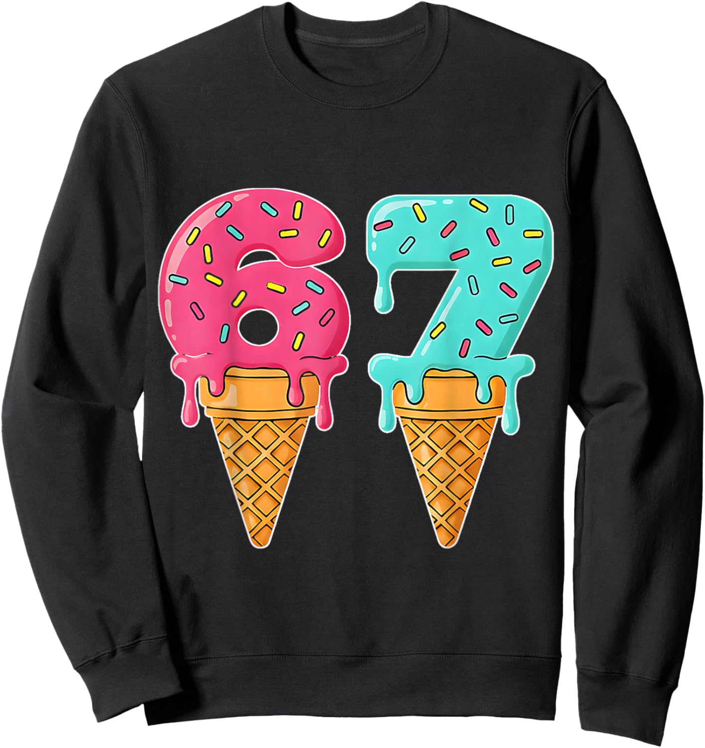 Baseball Life Style 101 Apparel Youth Drip Baseball Boys Kid Sweatshirt - Sweatshirt | Black