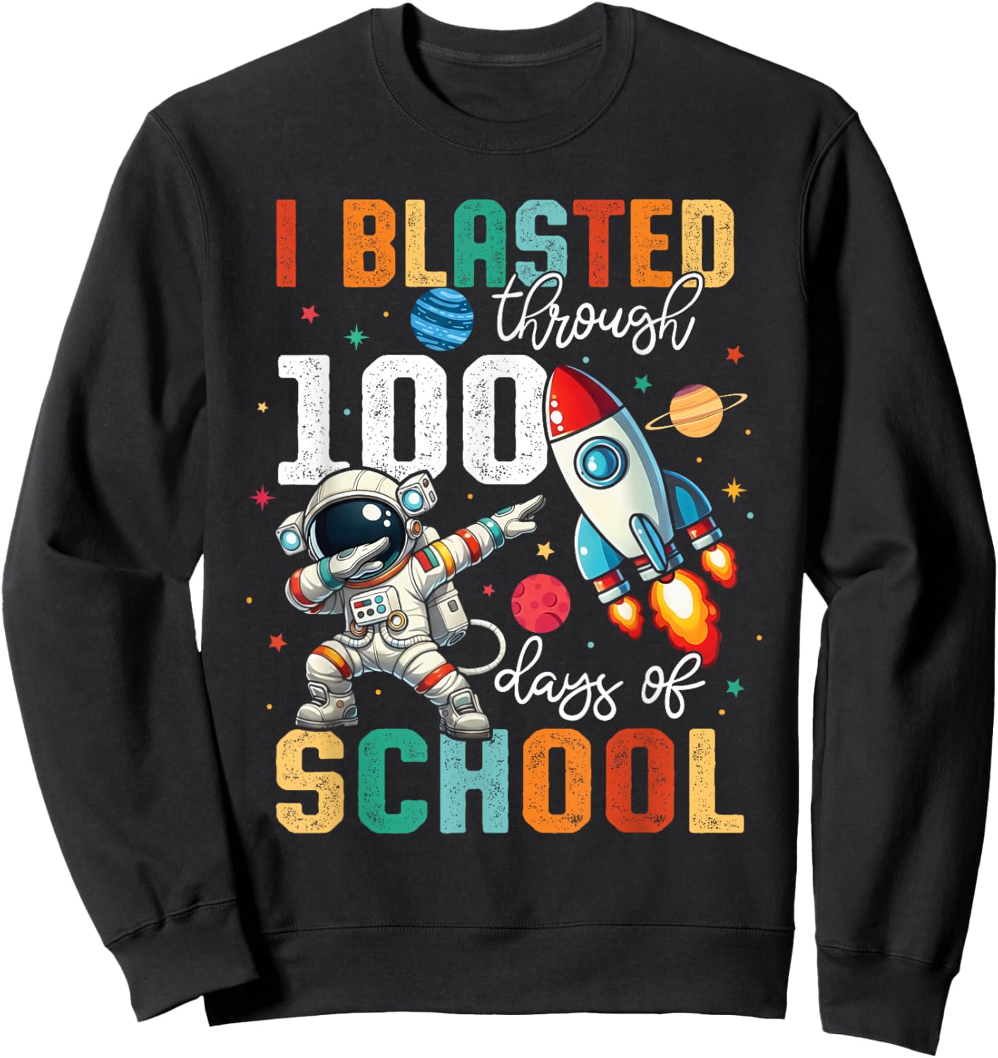 100th Day Boys Kids Sweatshirt - Sweatshirt | Black