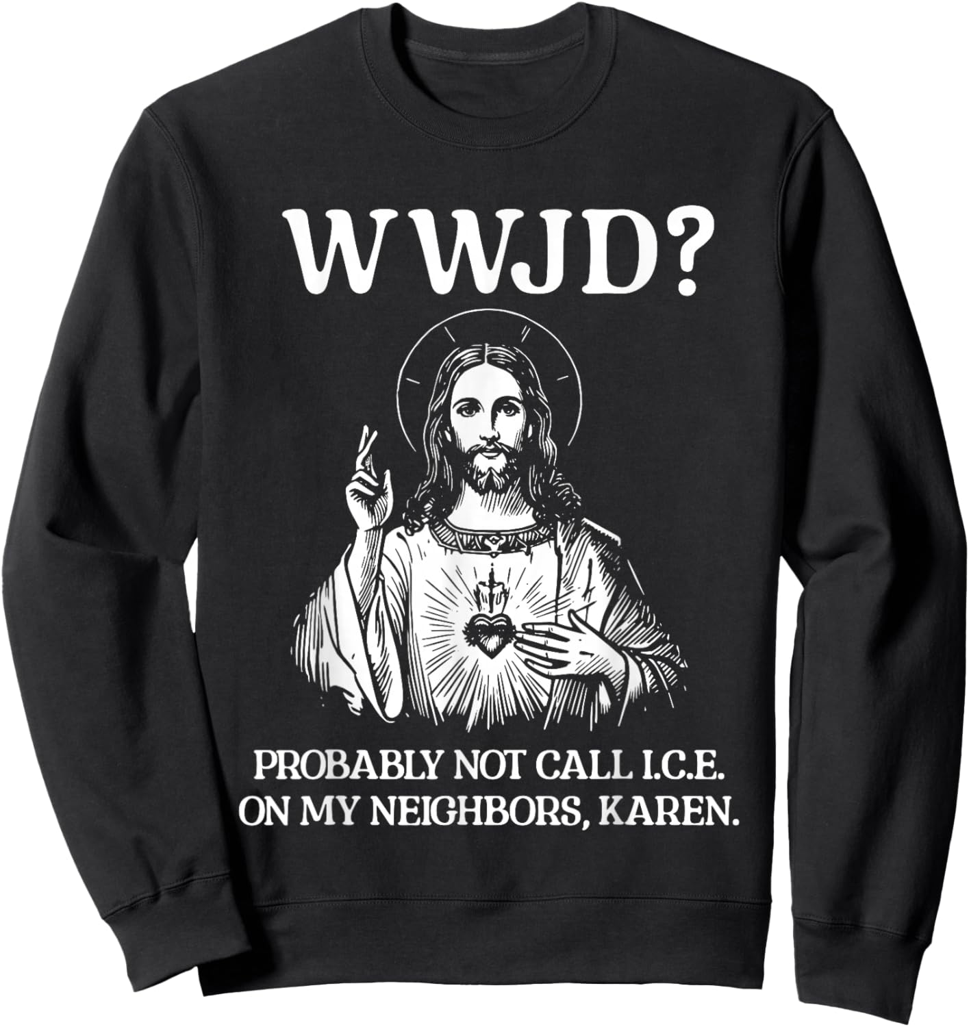 Jesus ICE Sweatshirt - Sweatshirt | Black