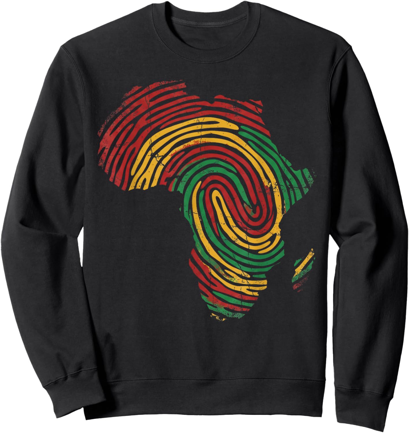 It's in My DNA Pan African Fingerprint Black History Life Sweatshirt - Sweatshirt | Black