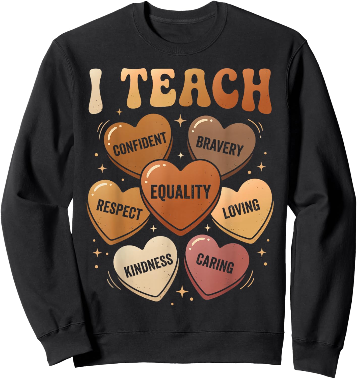 Black History Month I Teach Black History Teacher Melanin Sweatshirt - Sweatshirt | Black