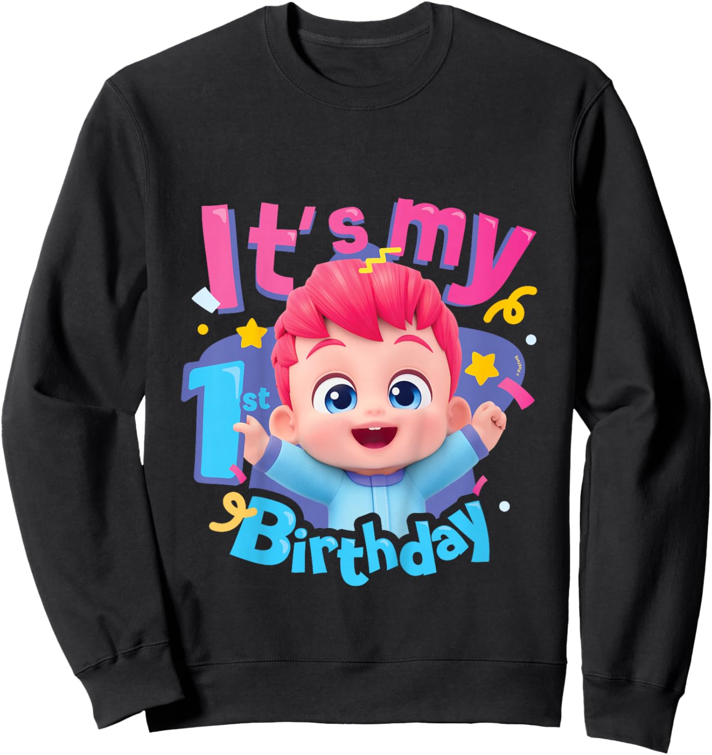 Bebefinn It's My 1st Birthday Kids Sweatshirt - Sweatshirt | Black