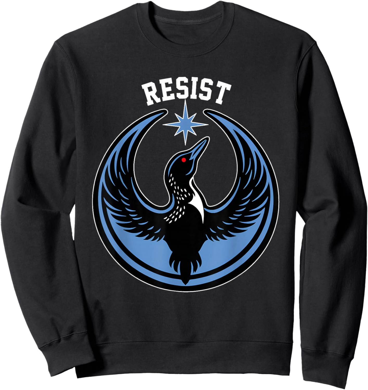 Resist Minnesota Rebel New State Flag Sweatshirt - Sweatshirt | Black