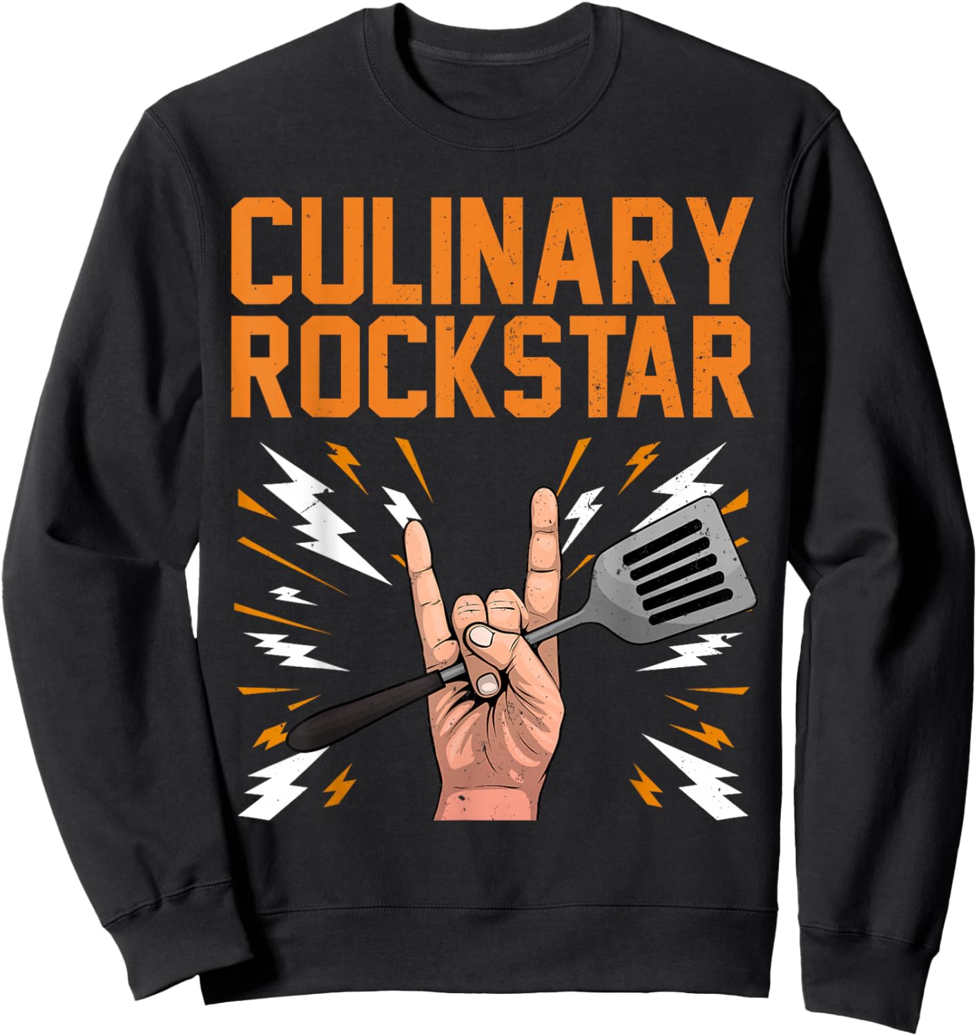Funny Chef Design Women Cooking Cook Culinary Chef Sweatshirt - Sweatshirt | Black