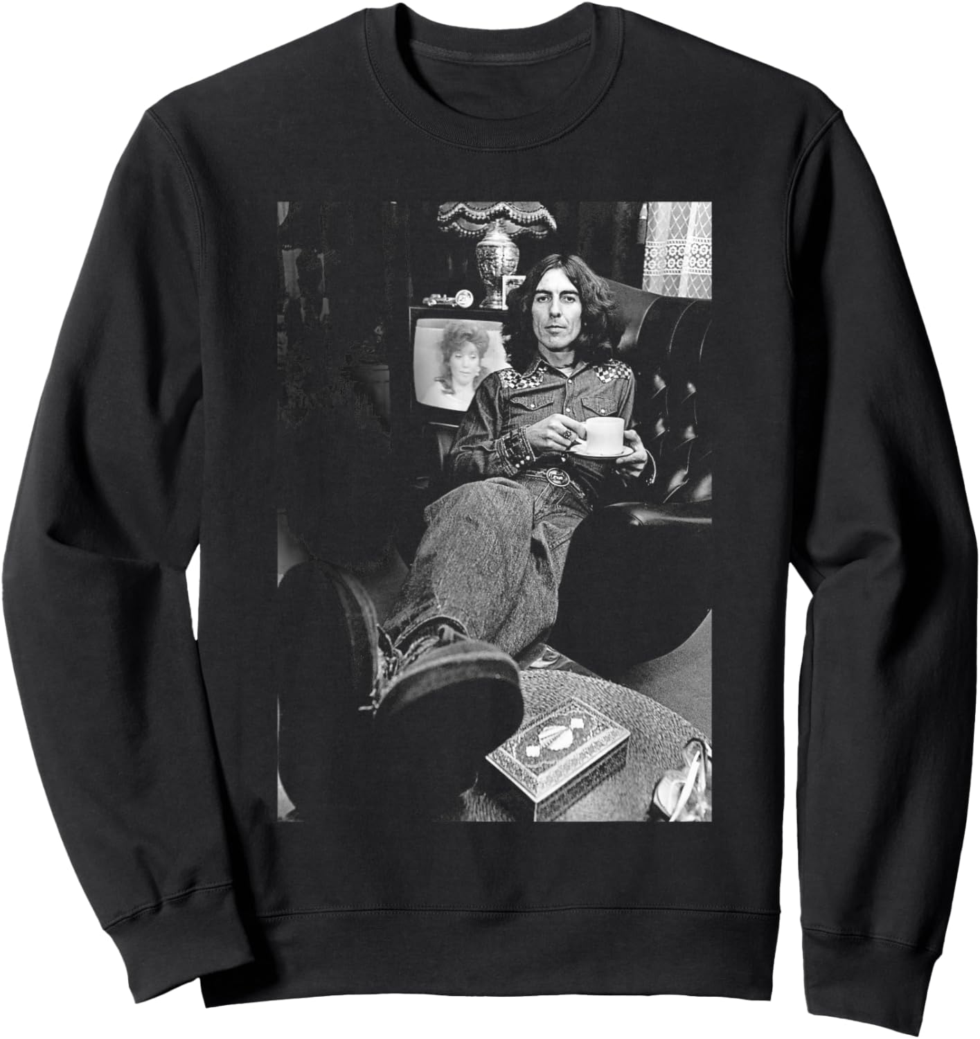 George Harrison The Beatles My Sweet Lord 1976 Sweatshirt - Sweatshirt | Black