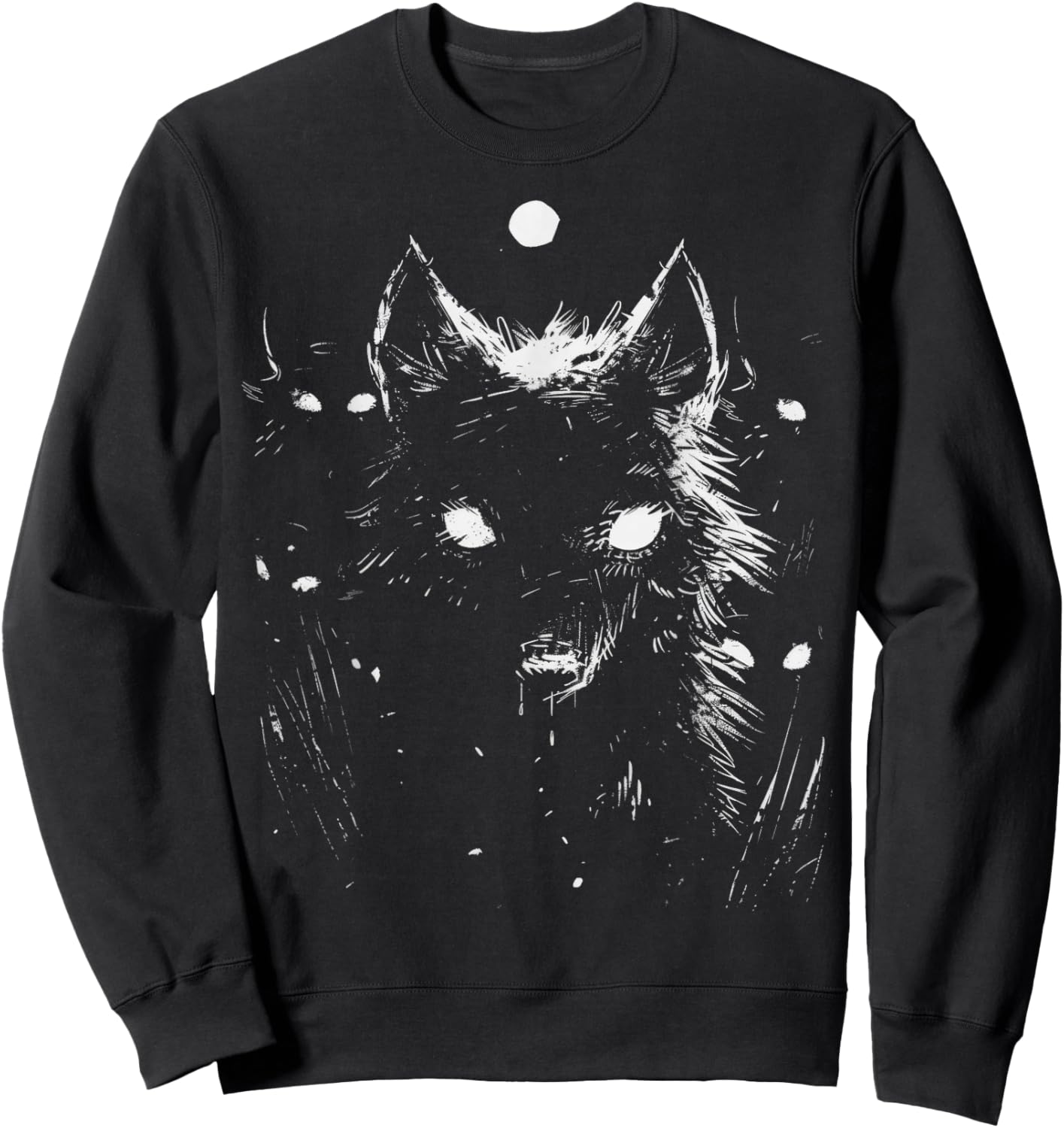 Wolf Pack Werewolf Gothic Horror Sweatshirt - Sweatshirt | Black