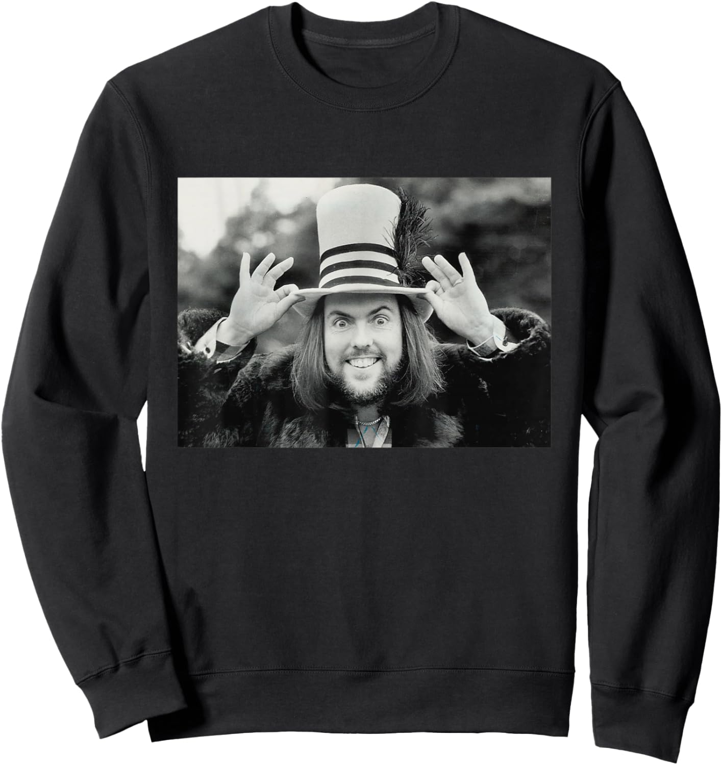 Dave Hill Slade Lead Guitarist Top Hat 1985 Sweatshirt - Sweatshirt | Black