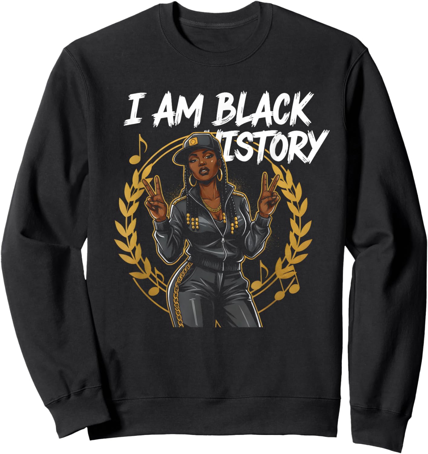 I Am Black History Africa Saying Black History Month Sweatshirt - Sweatshirt | Black