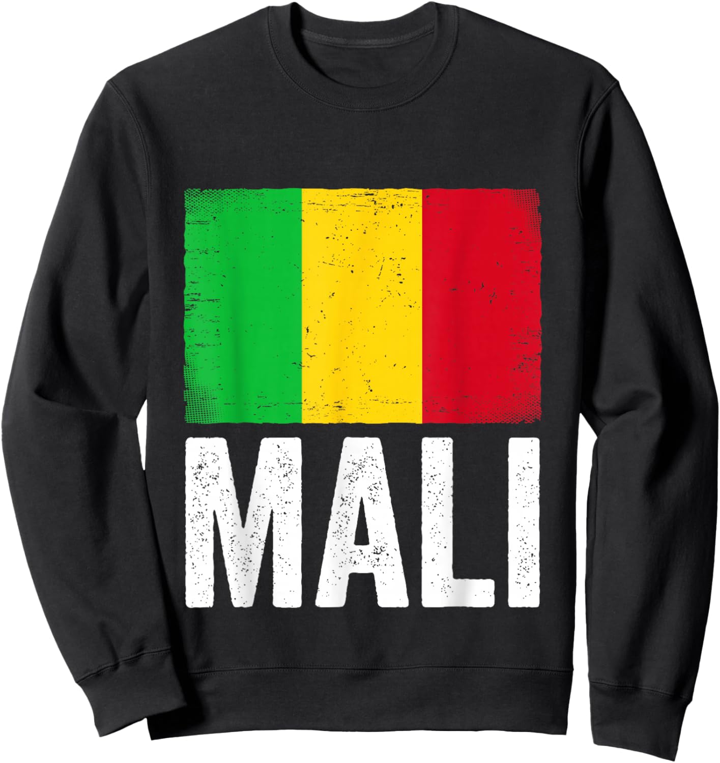 Malian Flag Mali Sweatshirt - Sweatshirt | Black