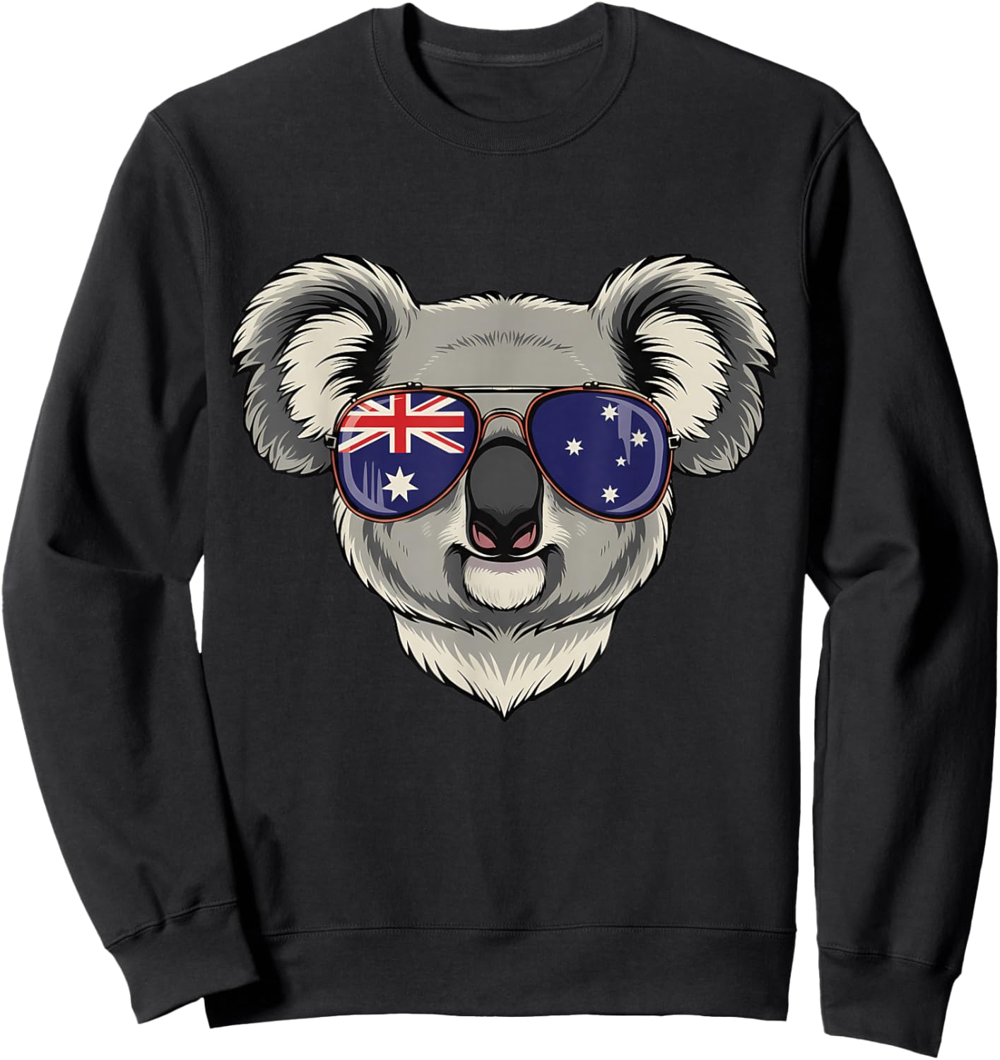 Australia Flag Australian Koala Sweatshirt - Sweatshirt | Black