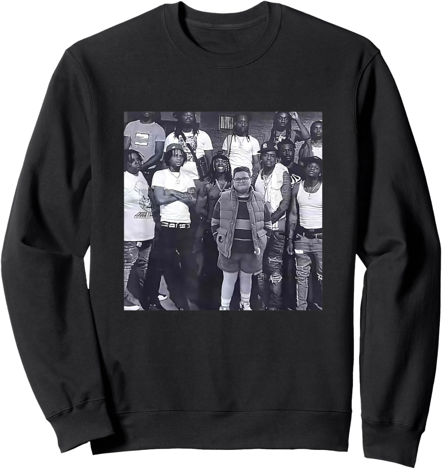 Derek in Oblock Cool Kid in Big Crew Funny Urban Meme Sweatshirt - Sweatshirt | Black