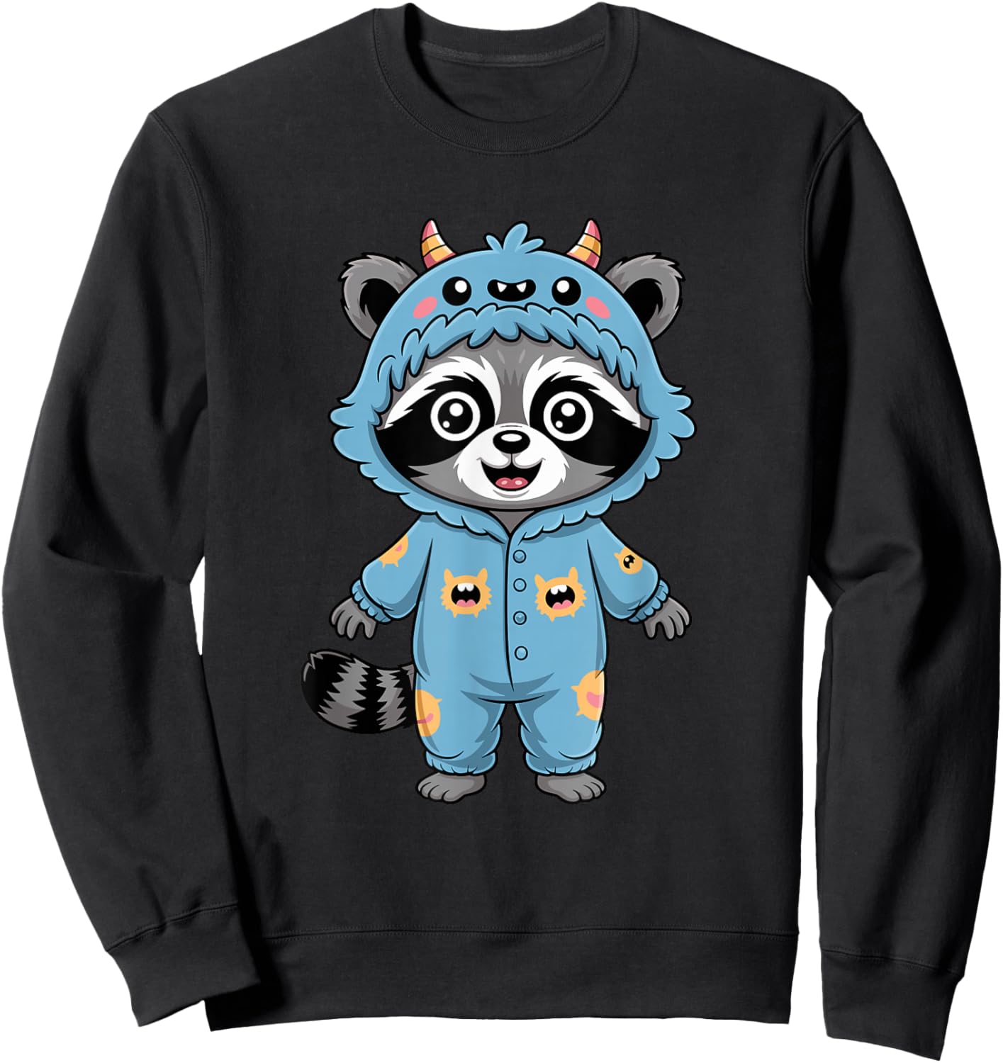 Monster Pajama Sweatshirt - Sweatshirt | Black