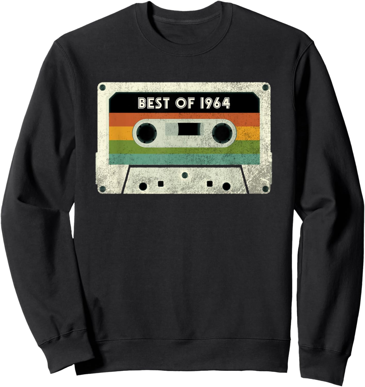 62th Birthday Gift 62 Years Old Men Women Retro Vintage 1964 Sweatshirt - Sweatshirt | Black