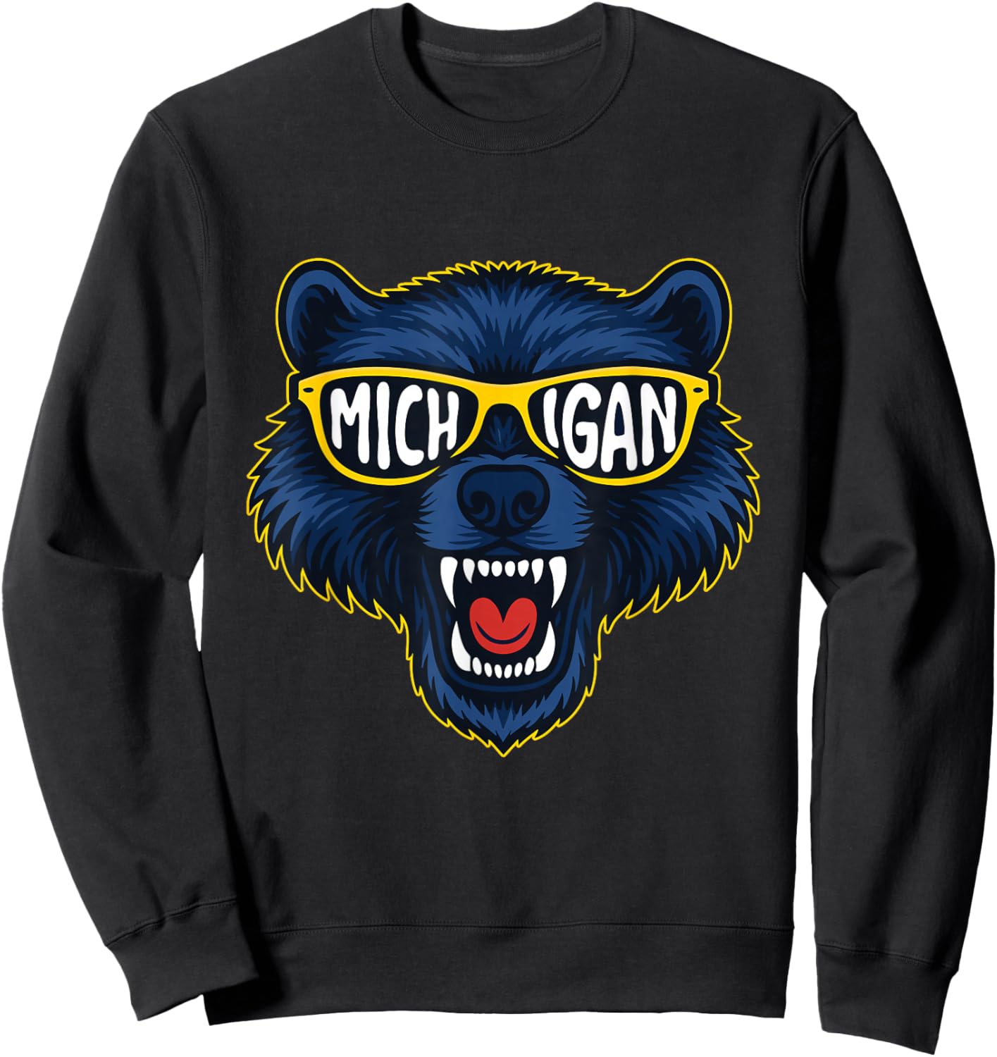 Michigan Football Lover Game Day Sweatshirt - Sweatshirt | Black