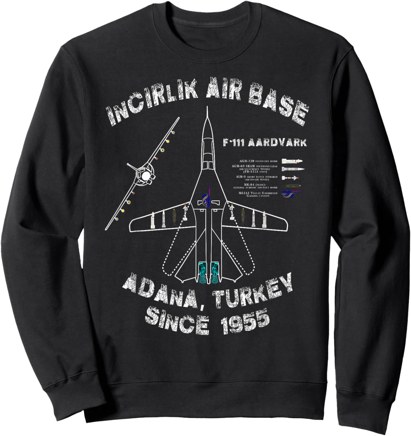 Incirlik Air Base Sweatshirt - Sweatshirt | Black