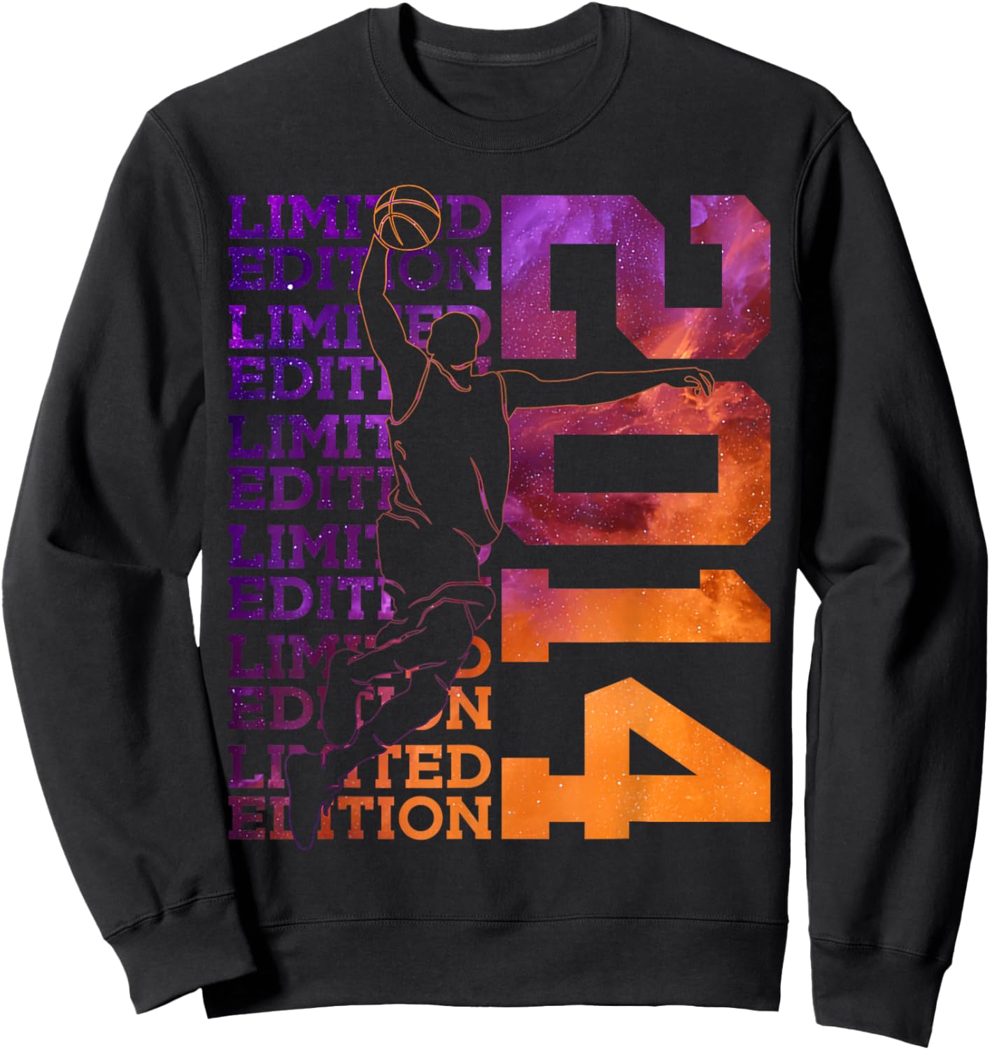 Limited Edition 2014 Basketball 12TH Birthday Sweatshirt - Sweatshirt | Black