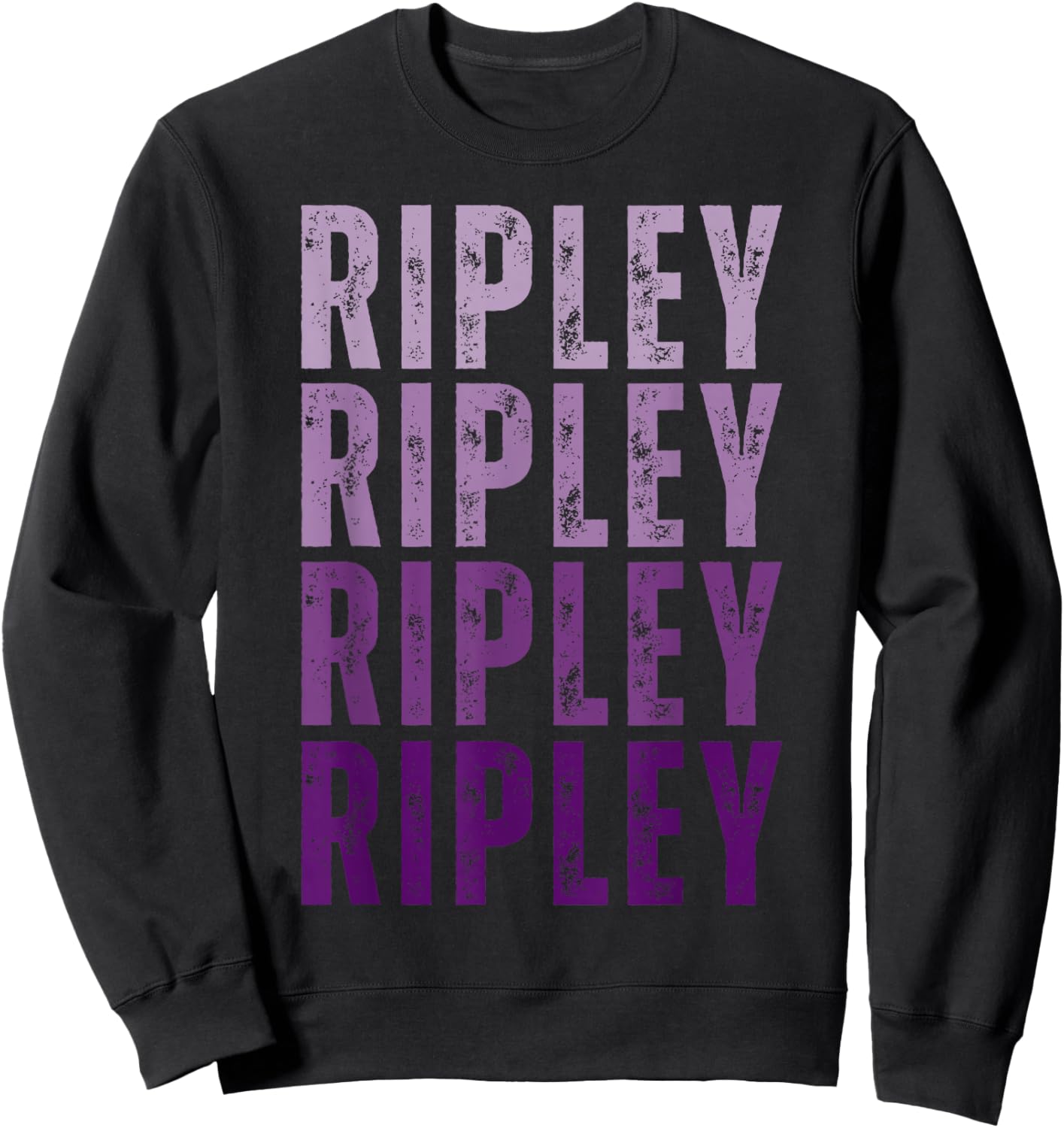 Vintage Ripley Personalized Name I Love Ripley Sweatshirt - Sweatshirt | Black