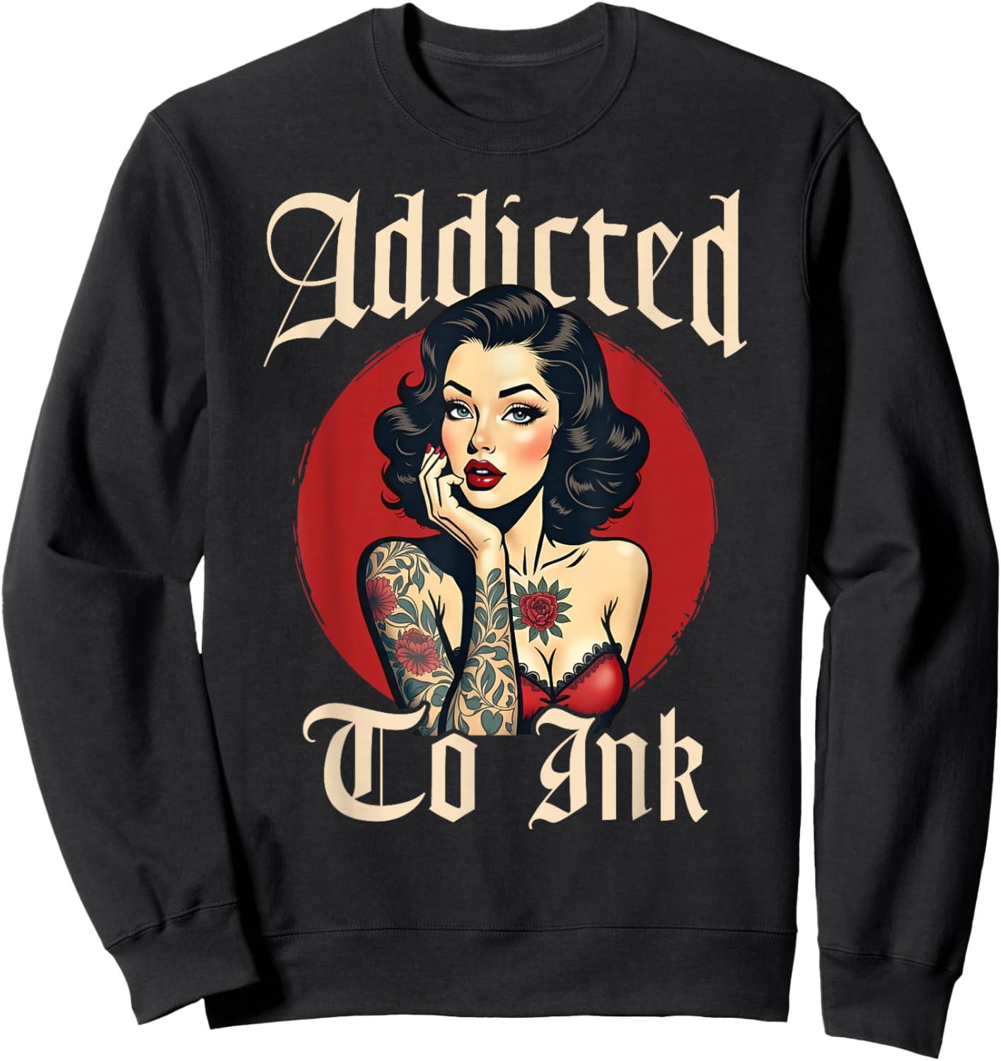 Addicted to Ink Sweatshirt - Sweatshirt | Black